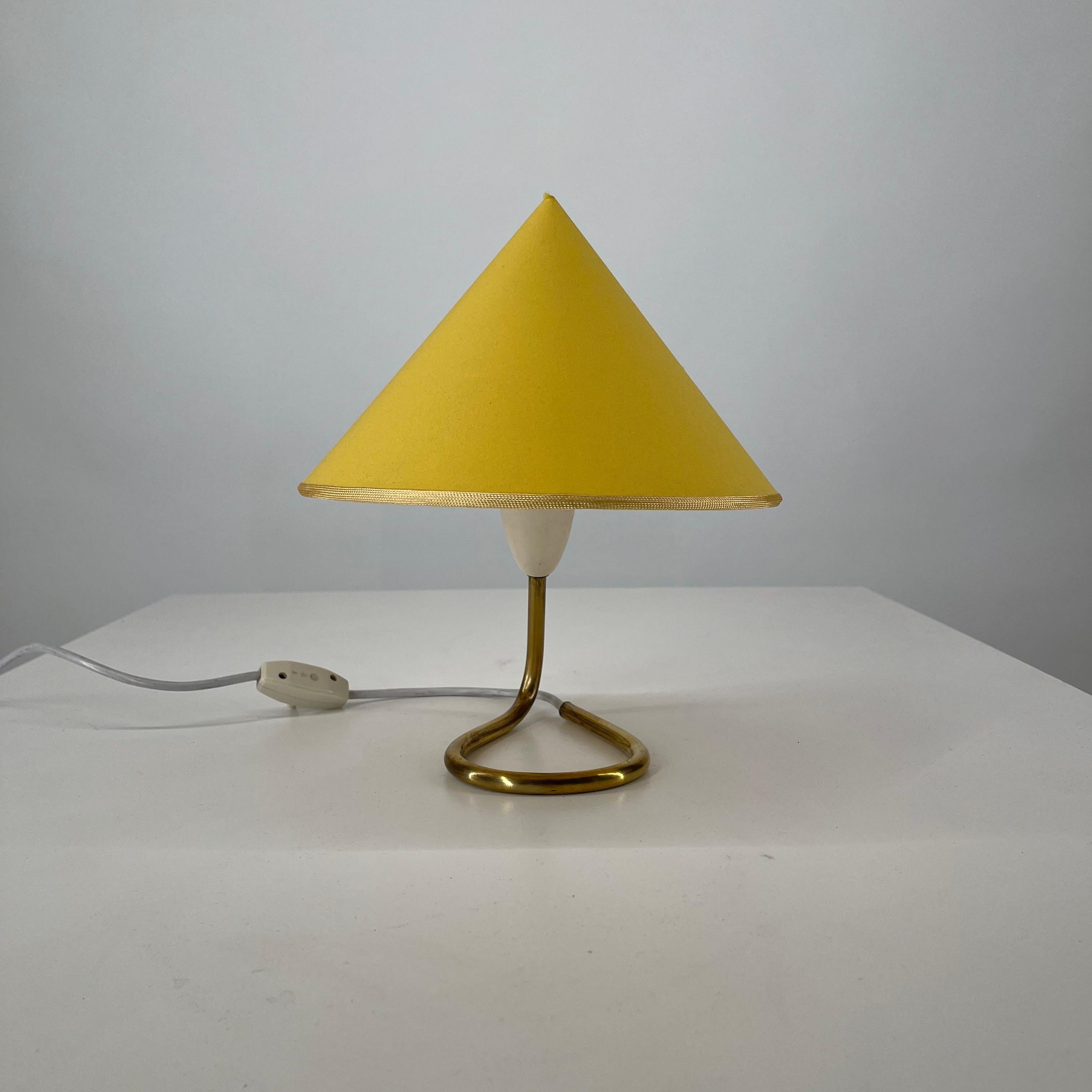Mid-20th Century J.T. Kalmar Mid-Century Modern Petite Table Night Stand Lamp, Austria, 1950s For Sale