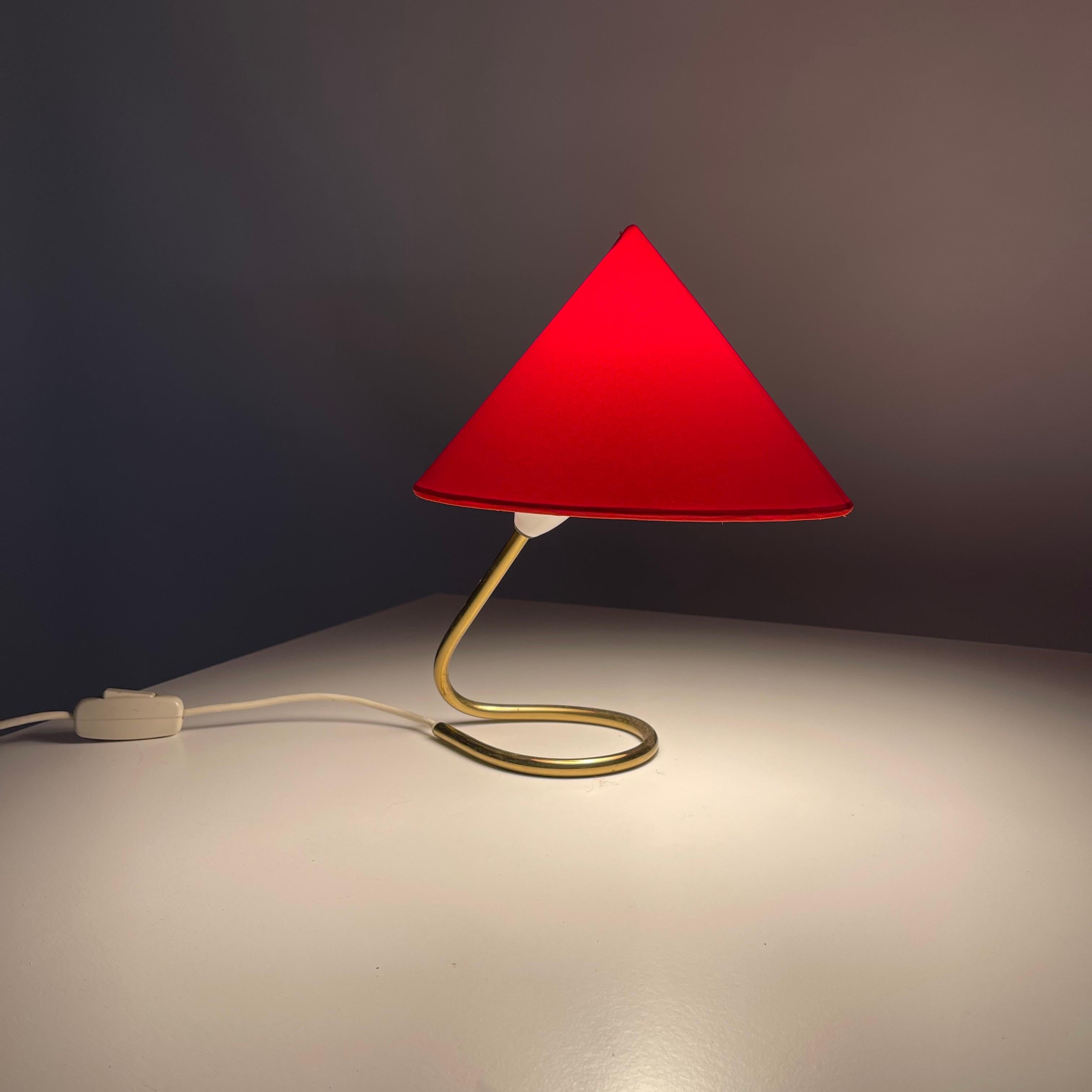 J.T. Kalmar Mid-Century Modern Petite Table Night Stand Lamp, Austria 1950s 3