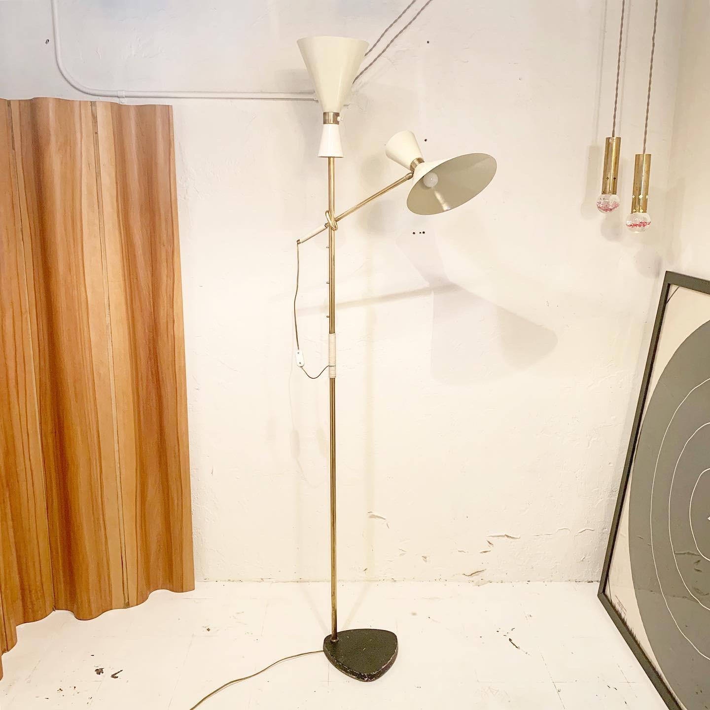 Mid-20th Century J.T. Kalmar Pelican / Pelikan Floor Lamp