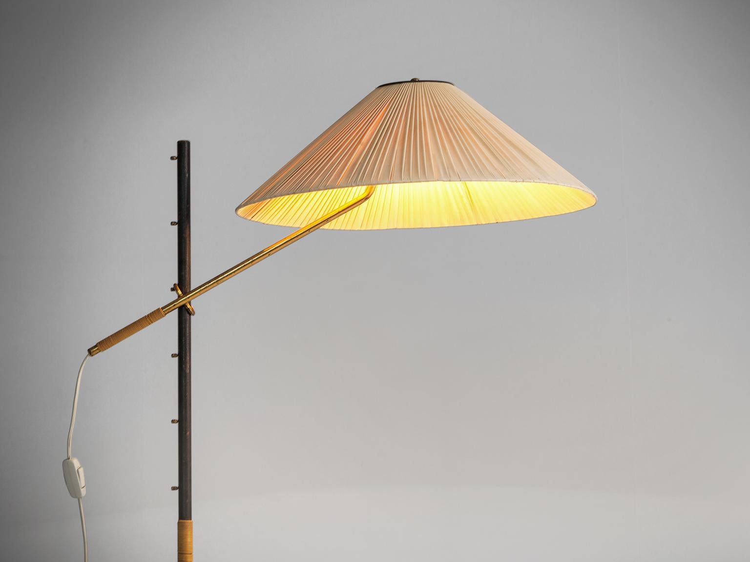 Mid-Century Modern J.T. Kalmar 'Pelikan' Floor Lamp