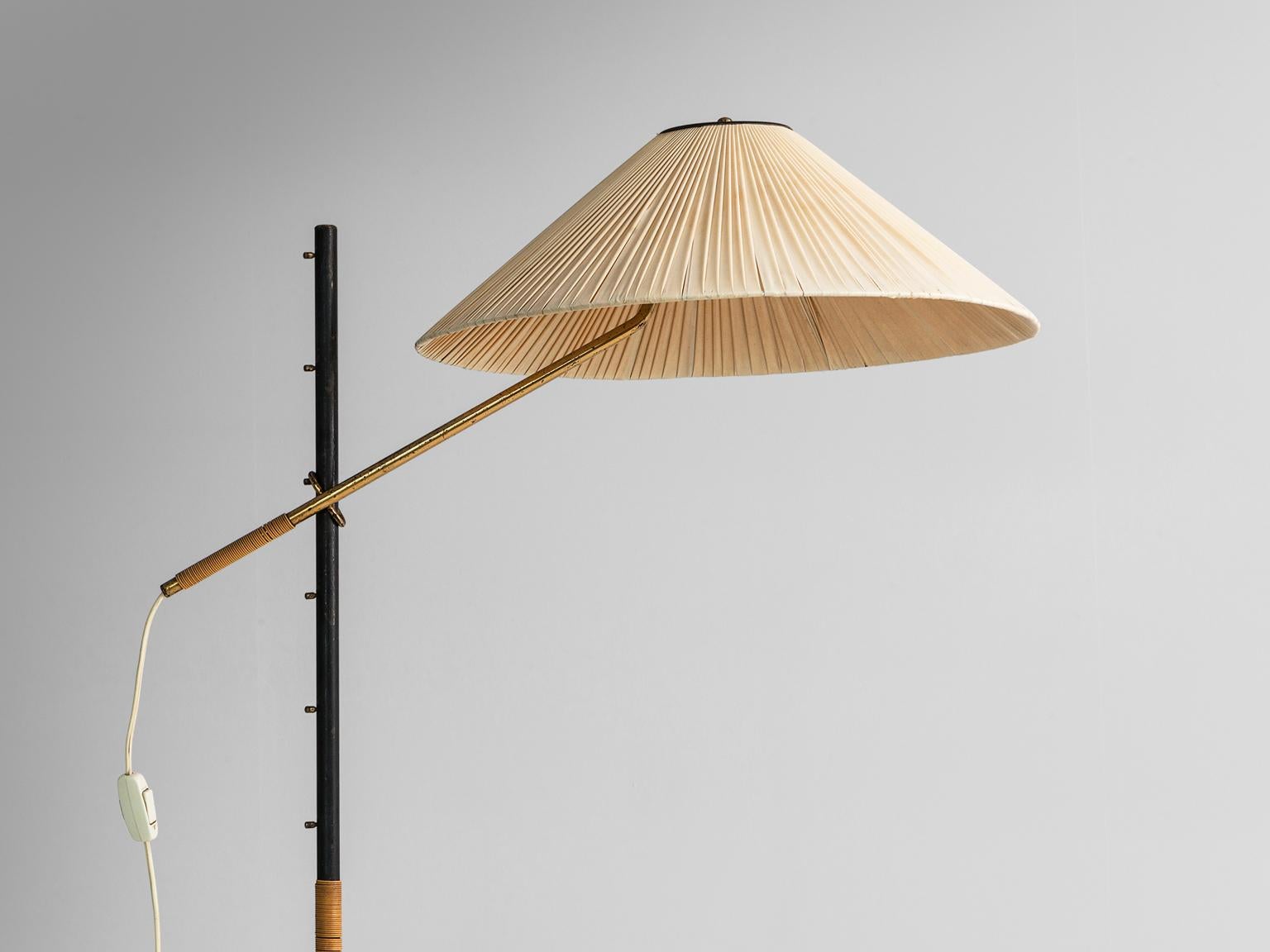 Austrian J.T. Kalmar 'Pelikan' Floor Lamp