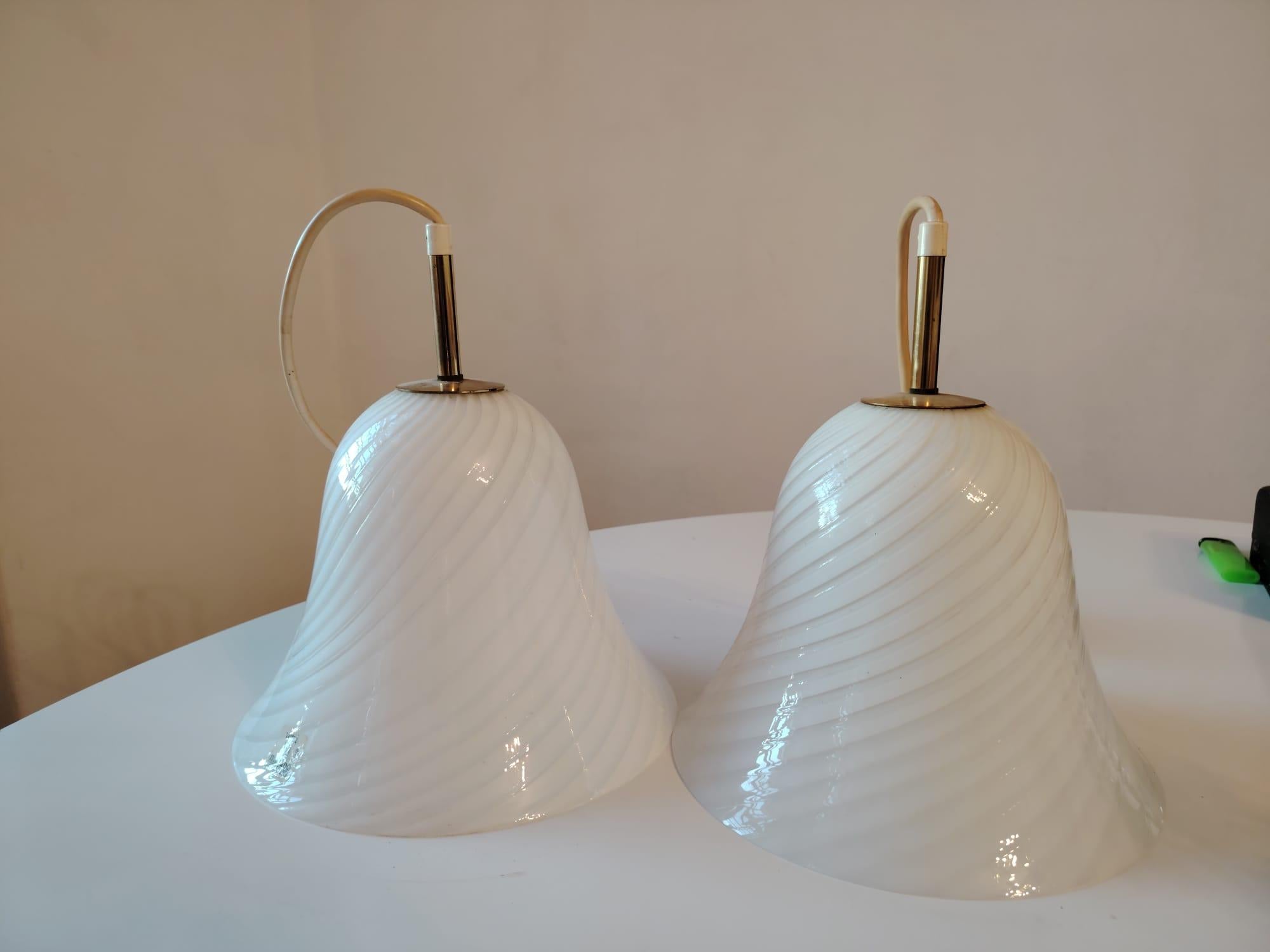 J.T. Kalmar Anhänger mit Murano Wirbel-Muster Glas im Angebot 9
