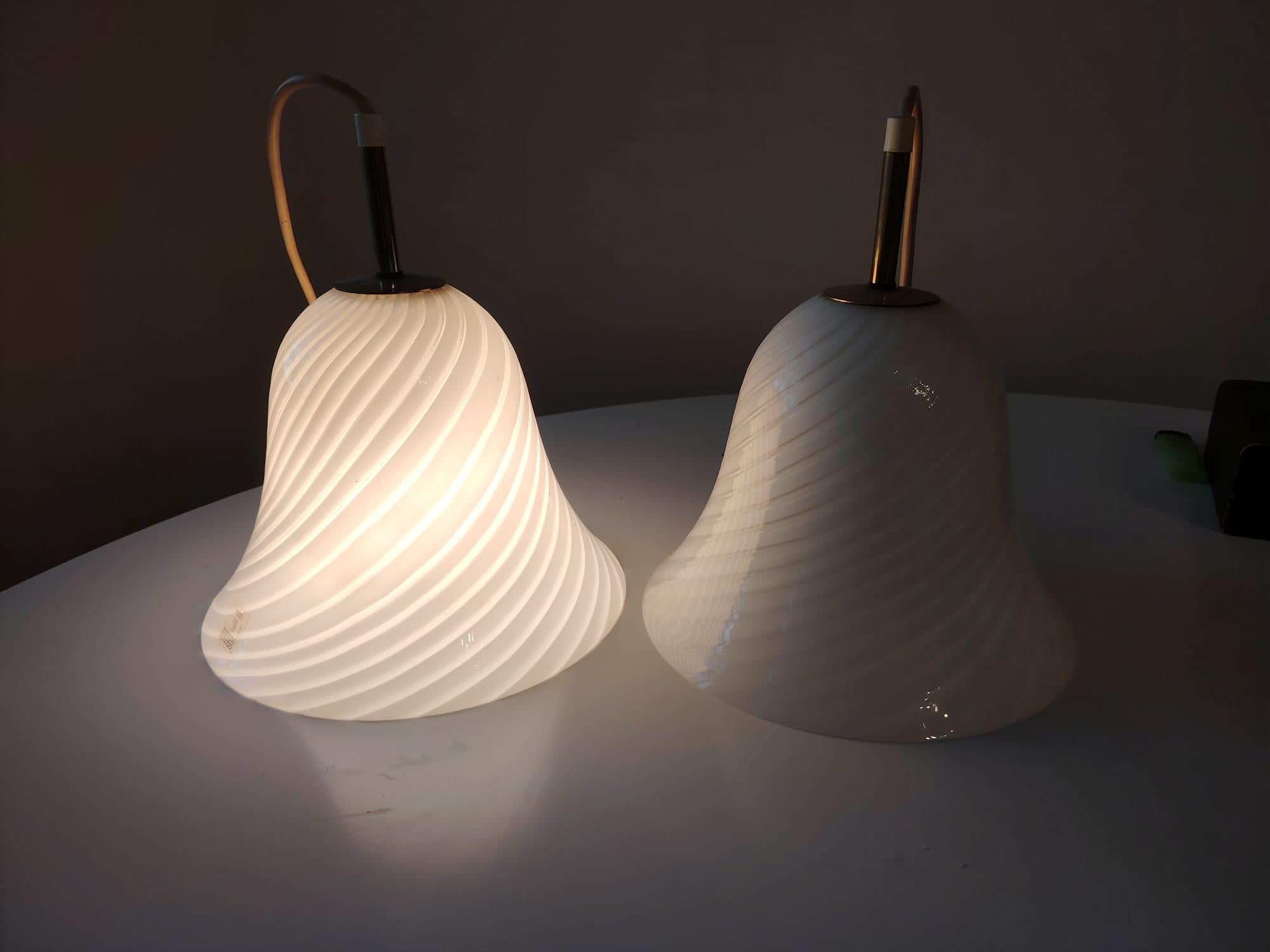 J.T. Kalmar Anhänger mit Murano Wirbel-Muster Glas im Angebot 10