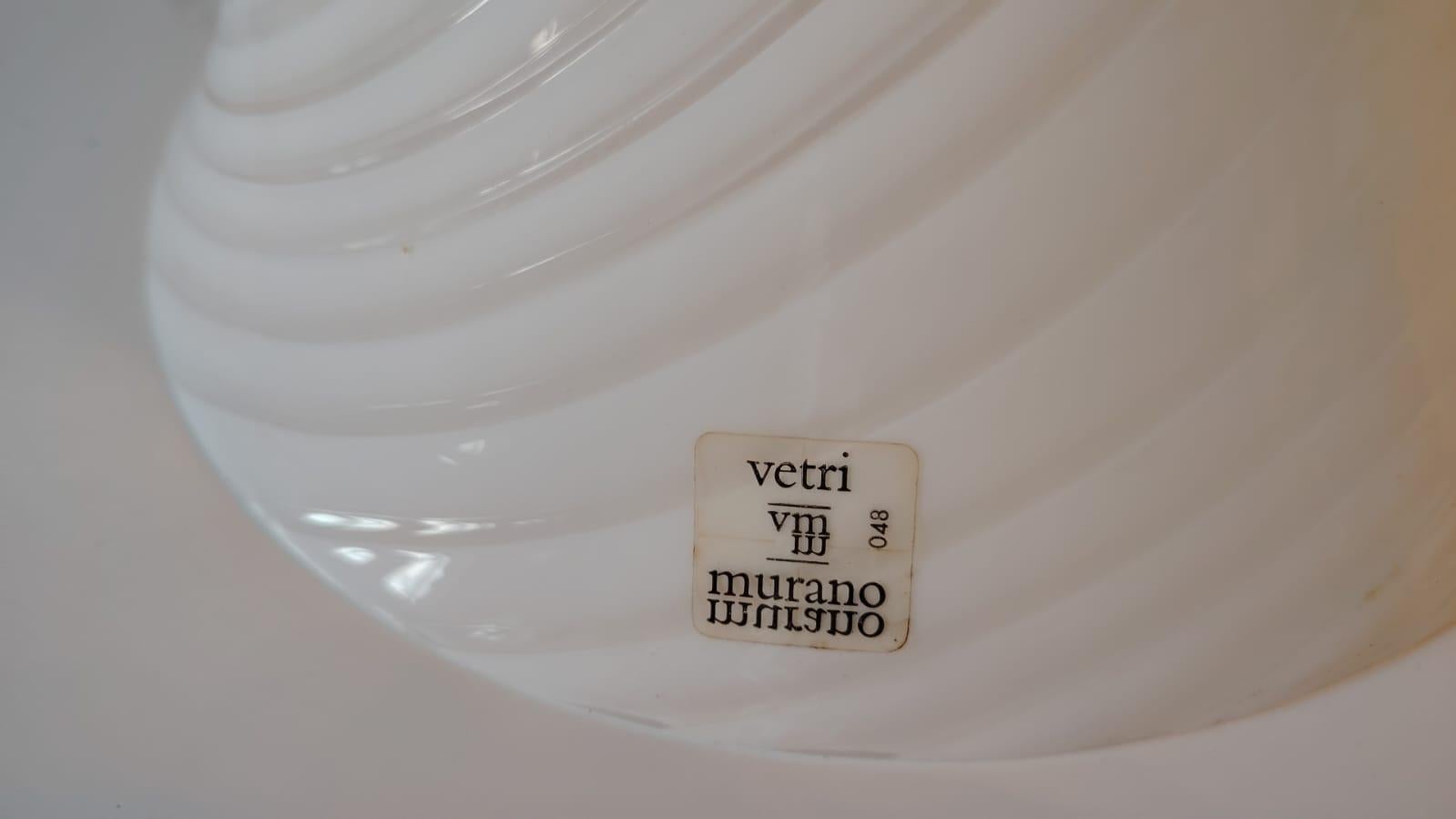 J.T. Kalmar Anhänger mit Murano Wirbel-Muster Glas (Ende des 20. Jahrhunderts) im Angebot