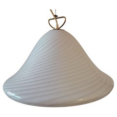 J.T. Kalmar Pendant With Murano Swirl Pattern Glass