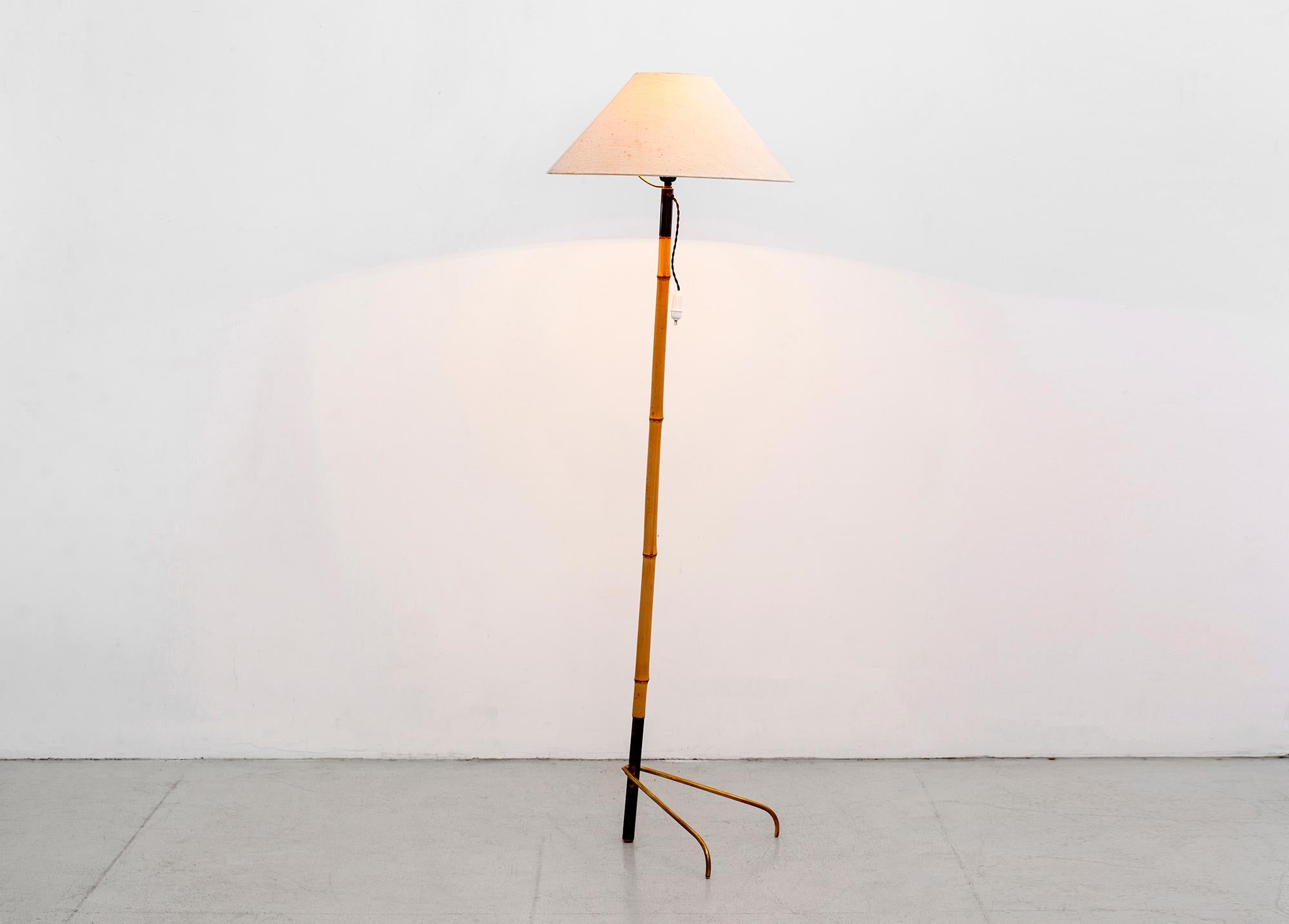 Austrian J.T. Kalmar Style Floor Lamp