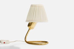 J.T. Kalmar, Lampada da tavolo, Ottone, Fabrice, Austria, anni '50