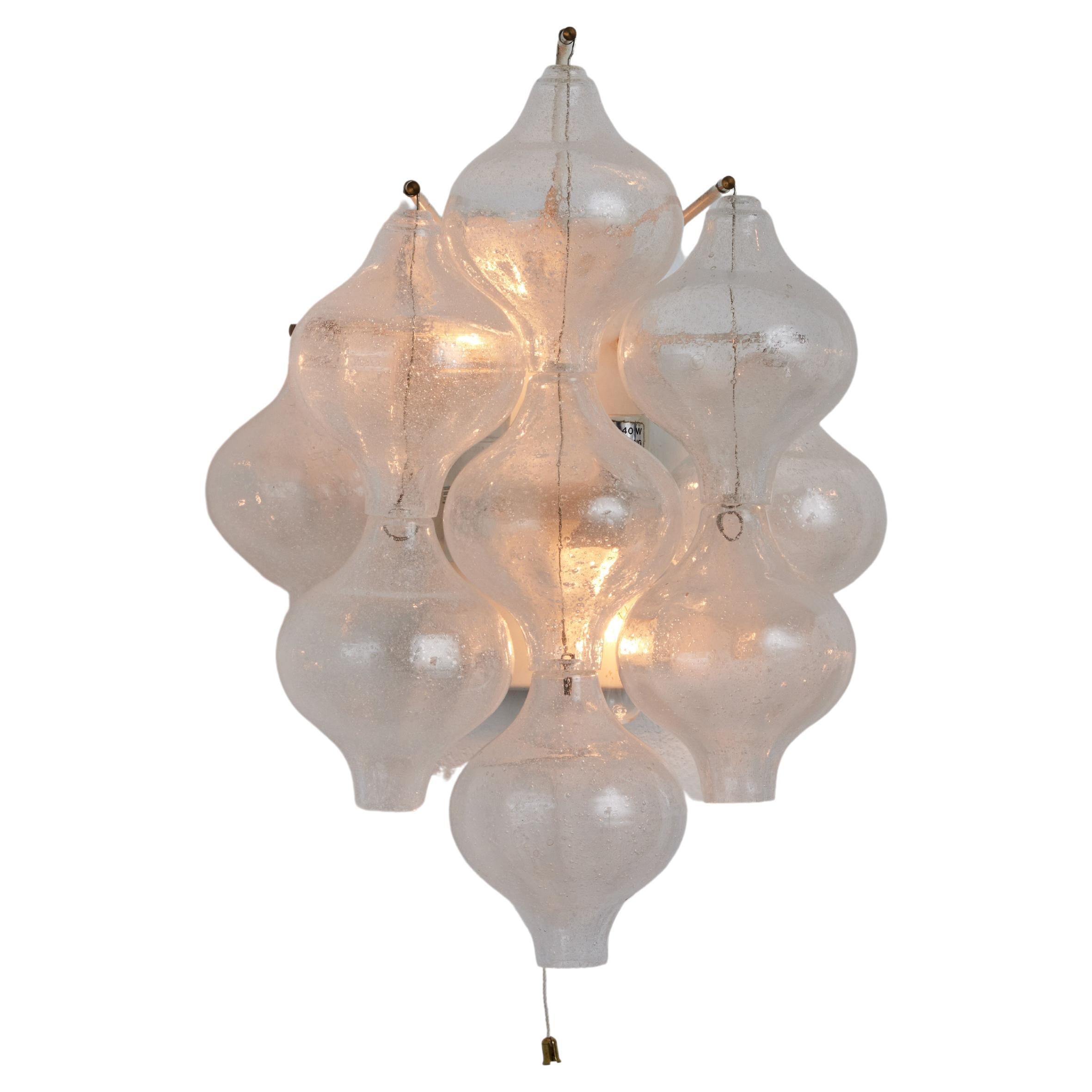 JT Kalmar 'Tulipan 9WA' 9-Globe Blown Murano Glass Wall Sconce  For Sale 8