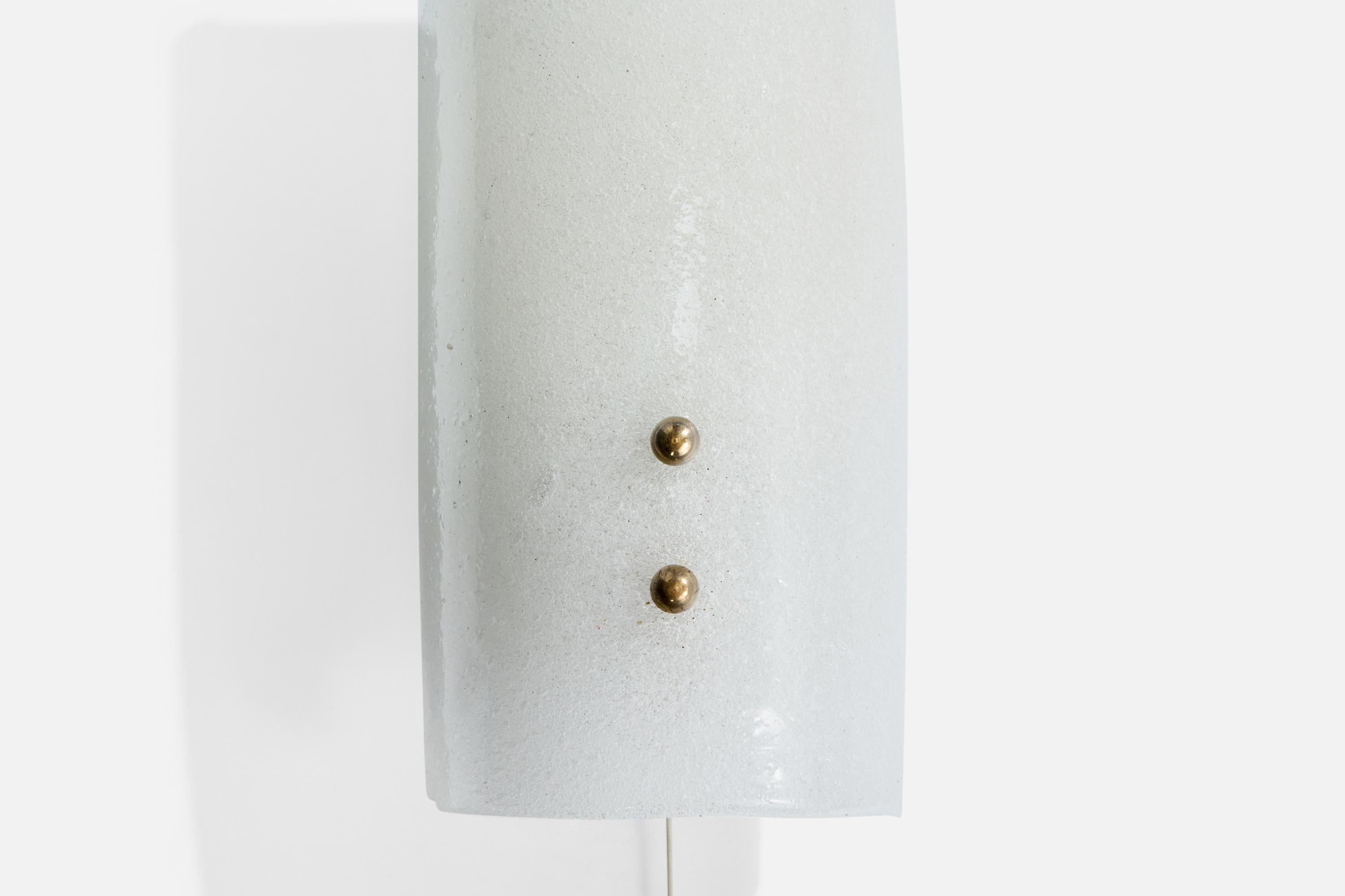 J.T. Kalmar, Apliques, Vidrio, Latón, Austria, Años 60 en venta 5