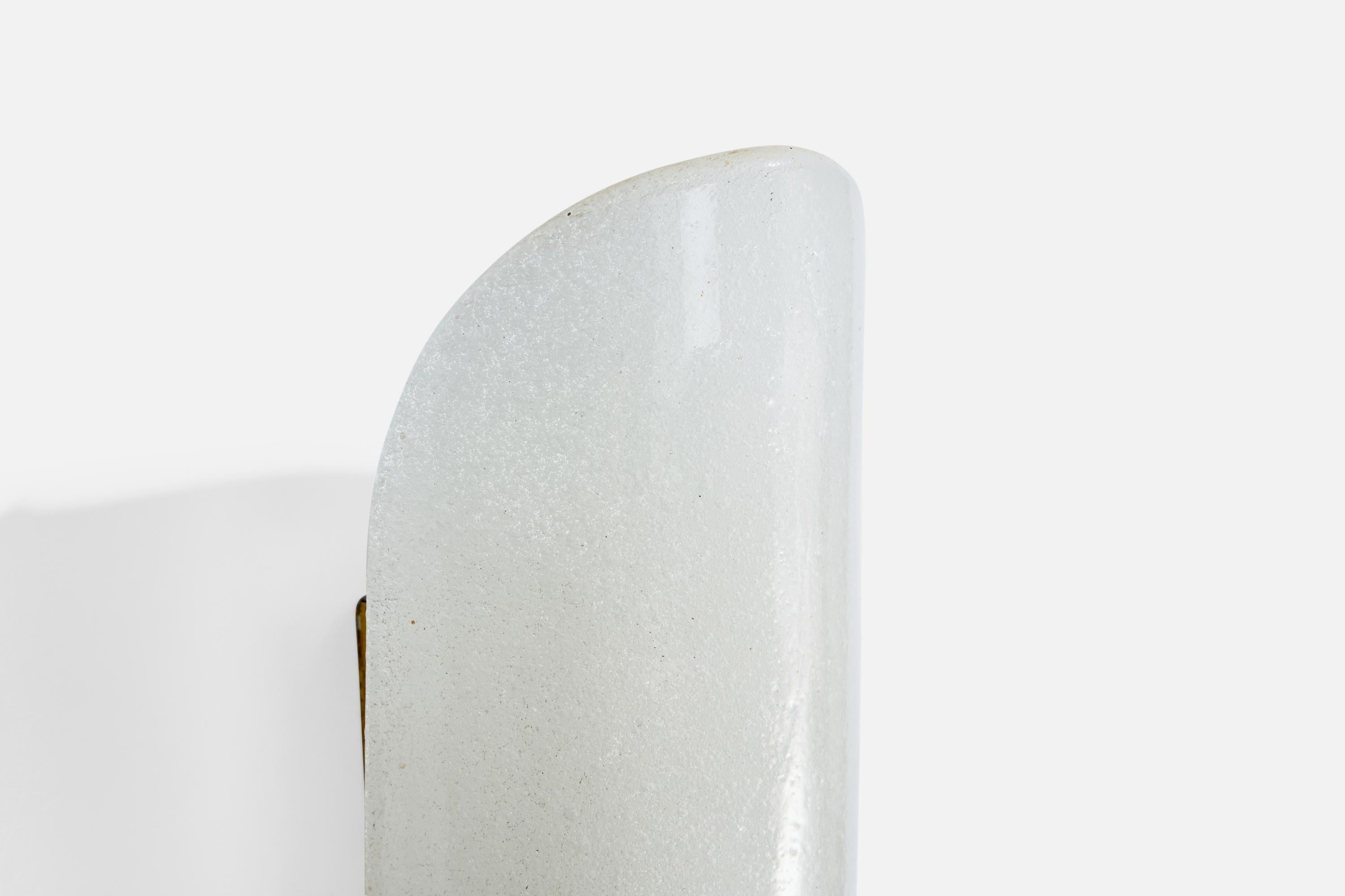 J.T. Kalmar, Apliques, Vidrio, Latón, Austria, Años 60 en venta 3