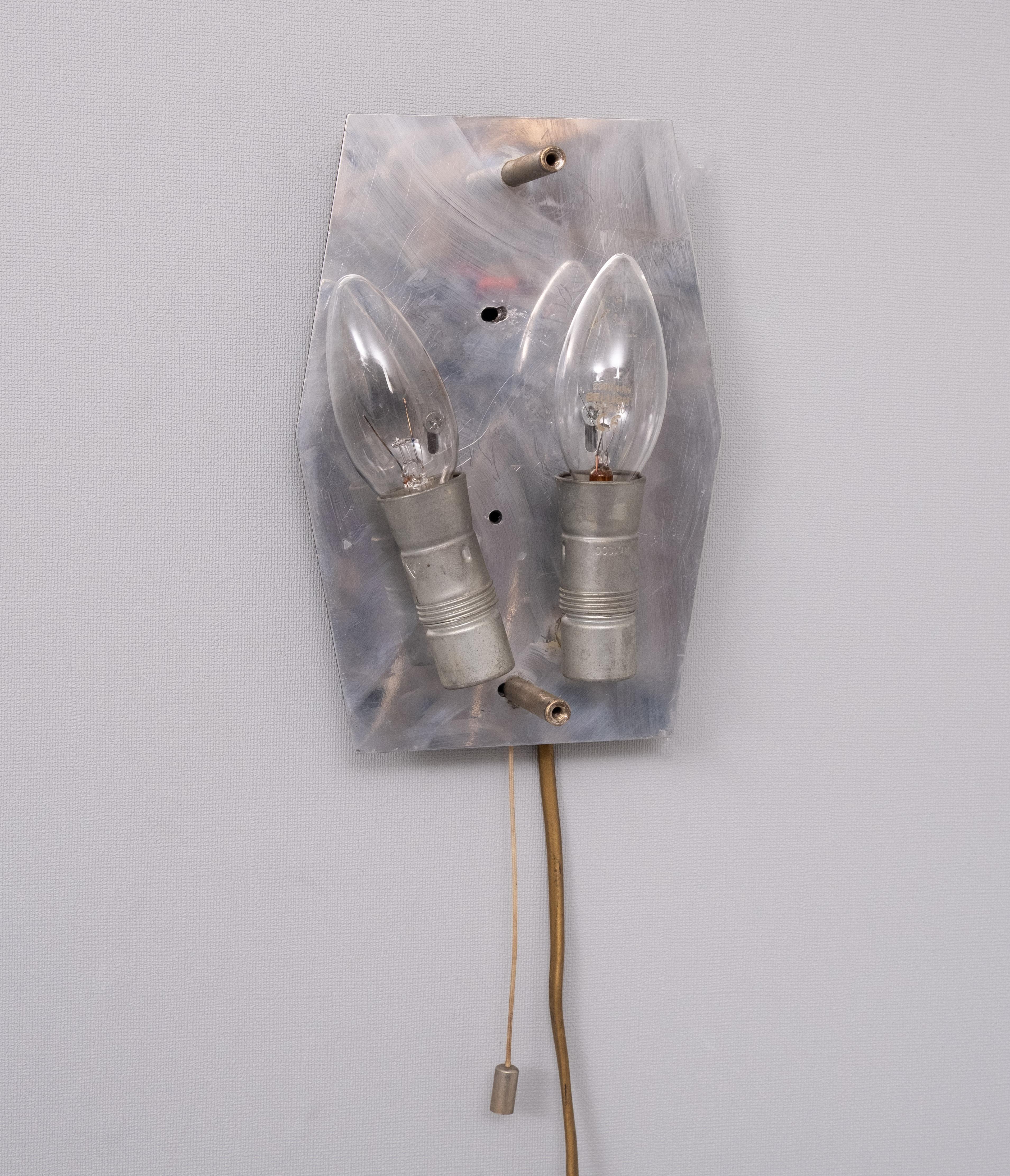 J.T. Kalmer Frosted Glass wall lamp 1960s  Austria For Sale 2