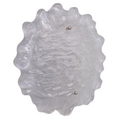 J.T. Kalmer Frosted Glass wall lamp 1960s  Austria