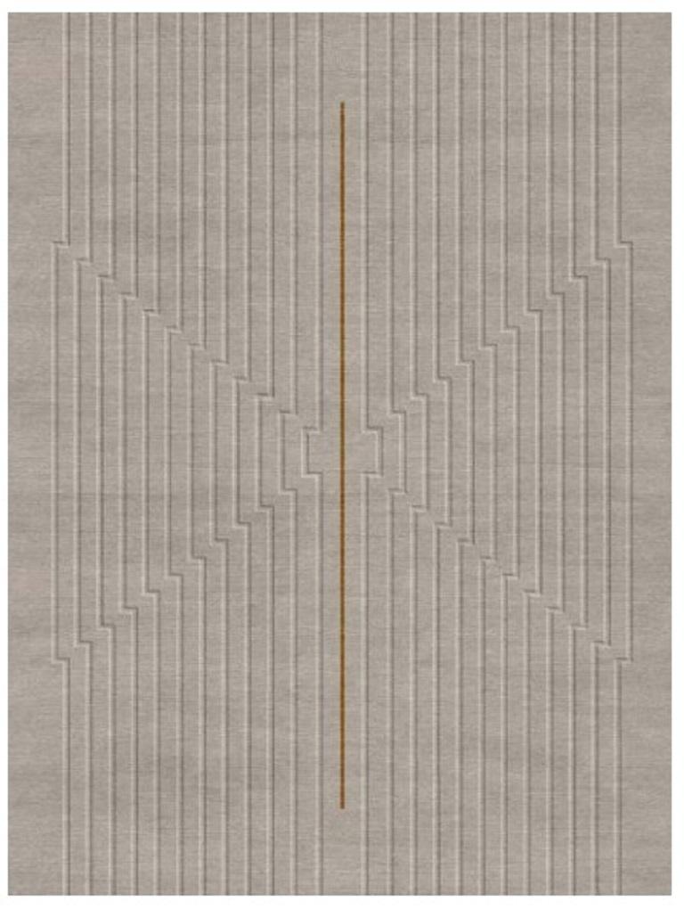 Hand-Crafted Centerline Rug, JT. Pfeiffer, Represented by Tuleste Factory For Sale