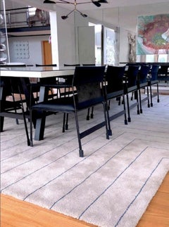 Contemporary Sculptural Hand-Tufted Carved Geometric Rug in Wool by Jt. Pfeiffer