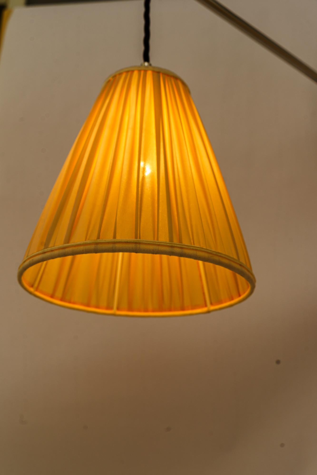 J.T.Kalmar extendable and swiveling nickel wall lamp vienna around 1950s For Sale 11