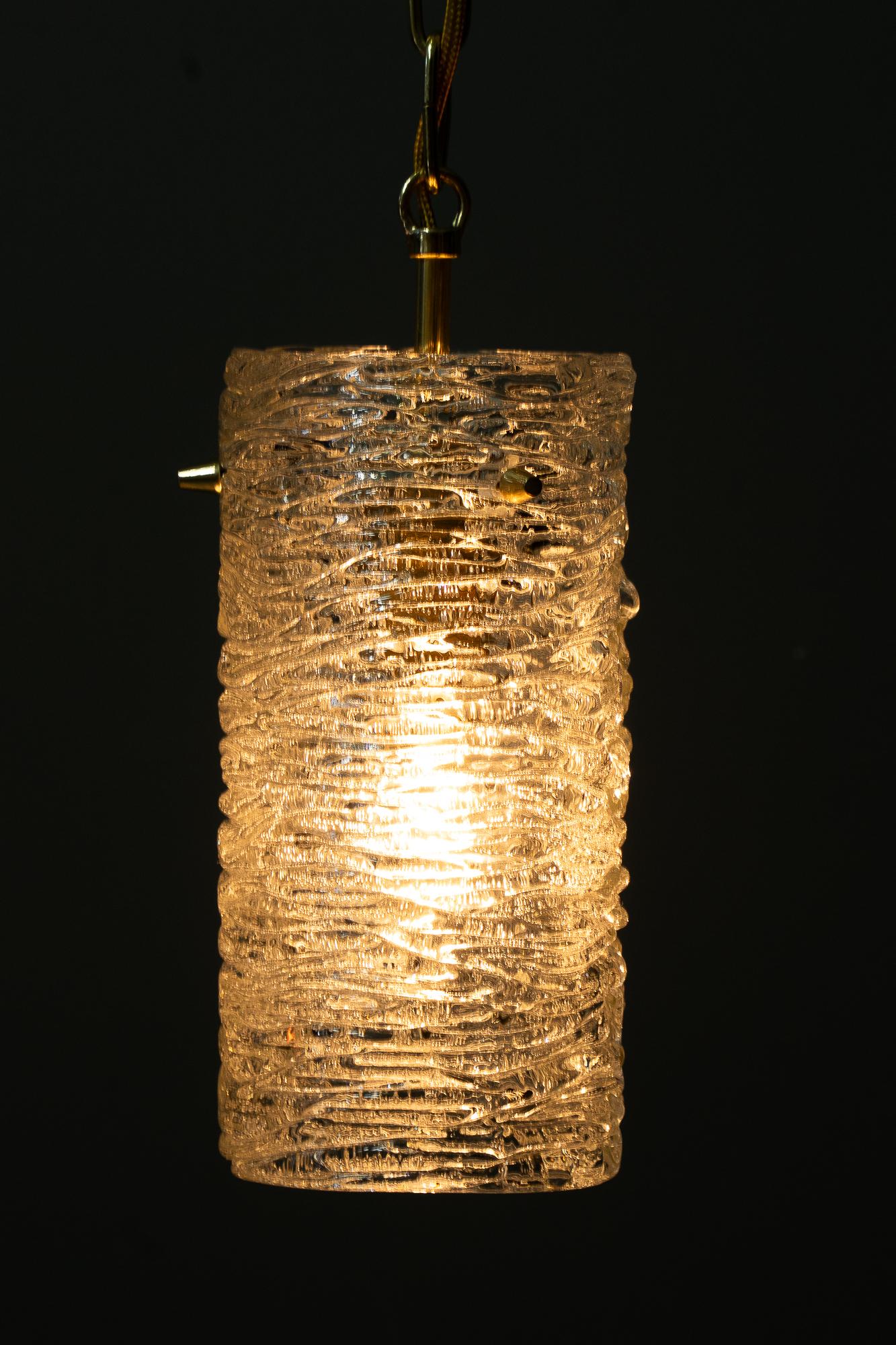 J.T.Kalmar pendant  avec structure verre vienne vers 1950 en vente 3