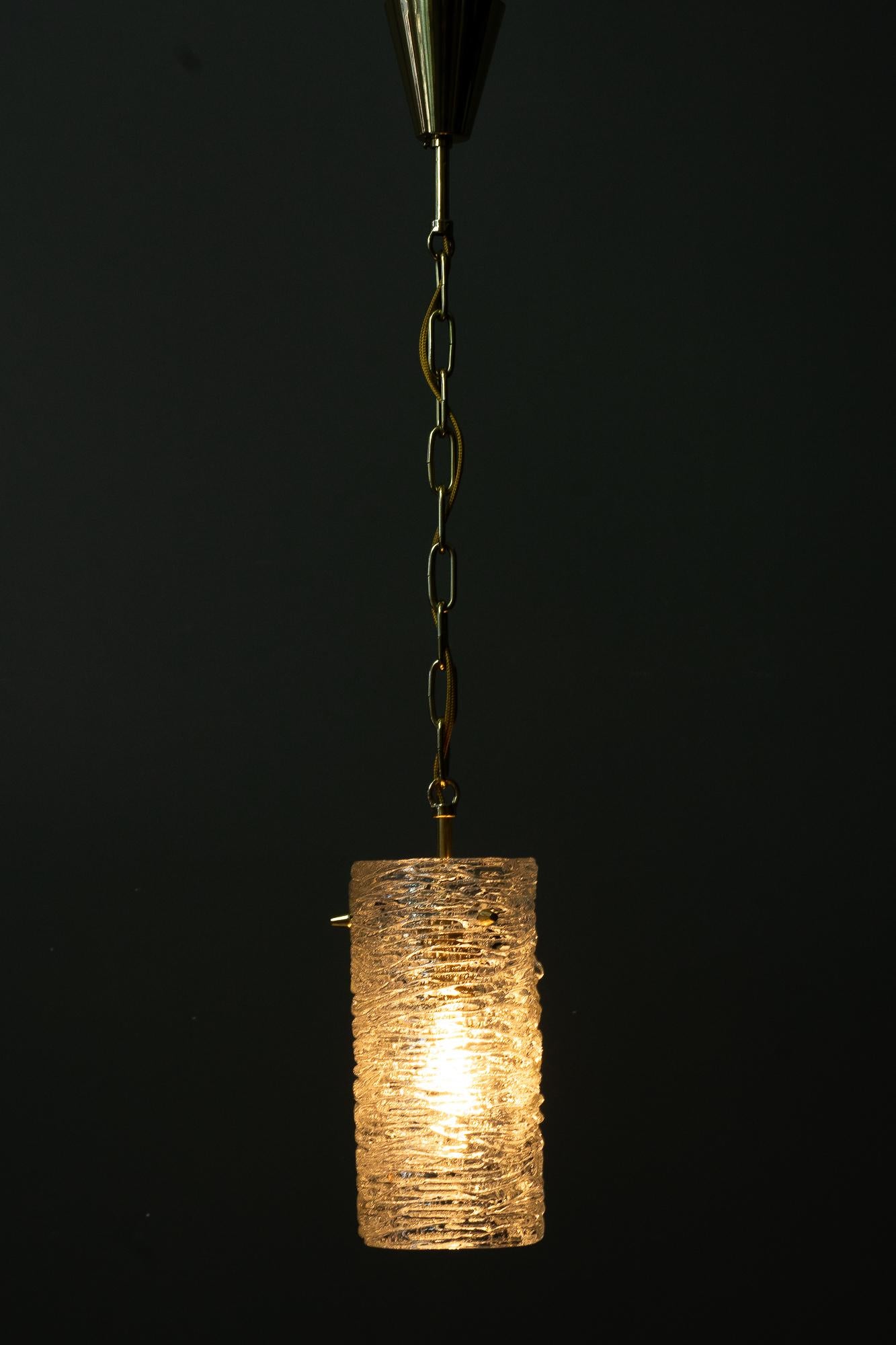 J.T.Kalmar pendant  avec structure verre vienne vers 1950 en vente 4
