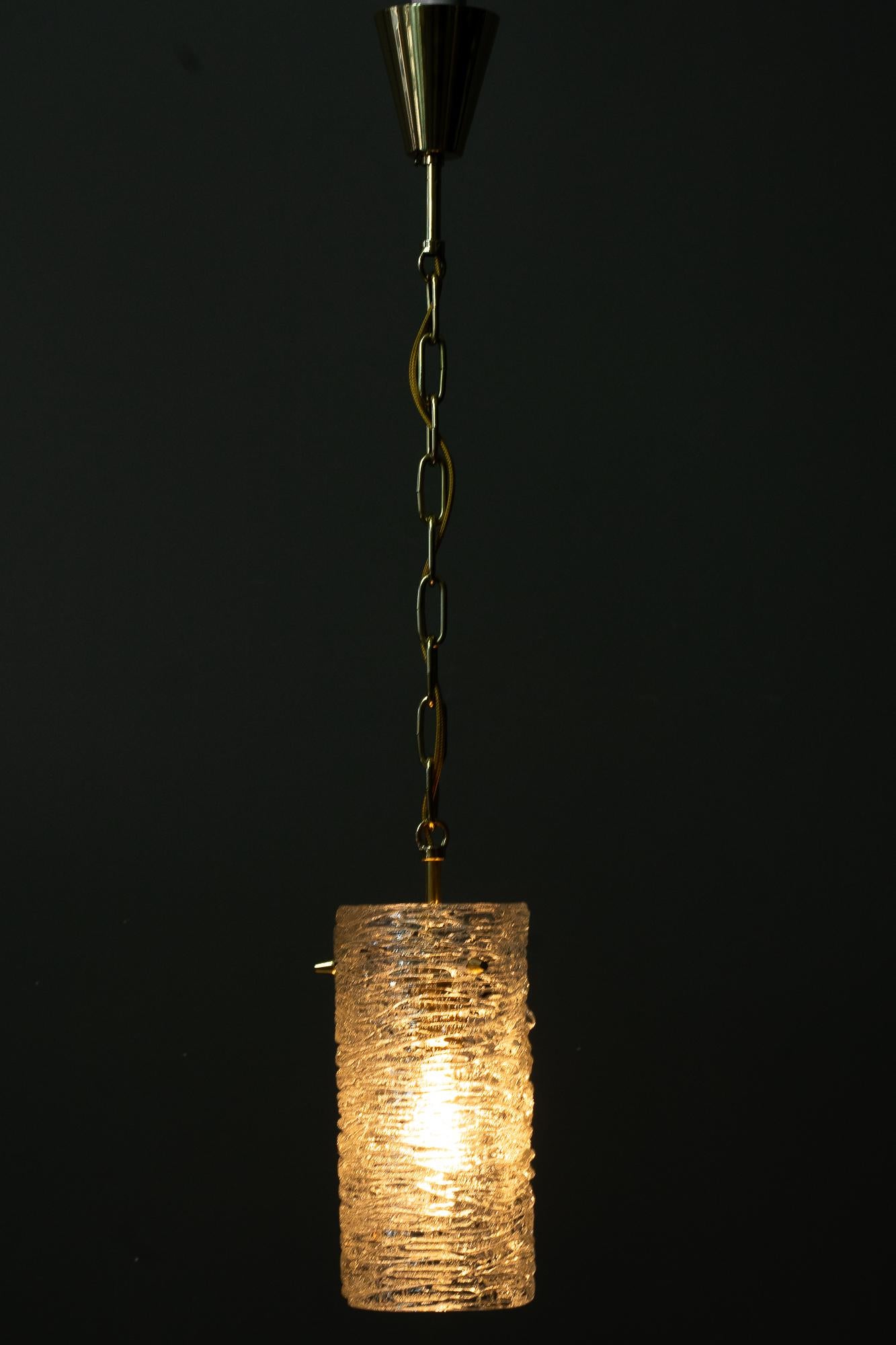 J.T.Kalmar pendant  avec structure verre vienne vers 1950 en vente 5