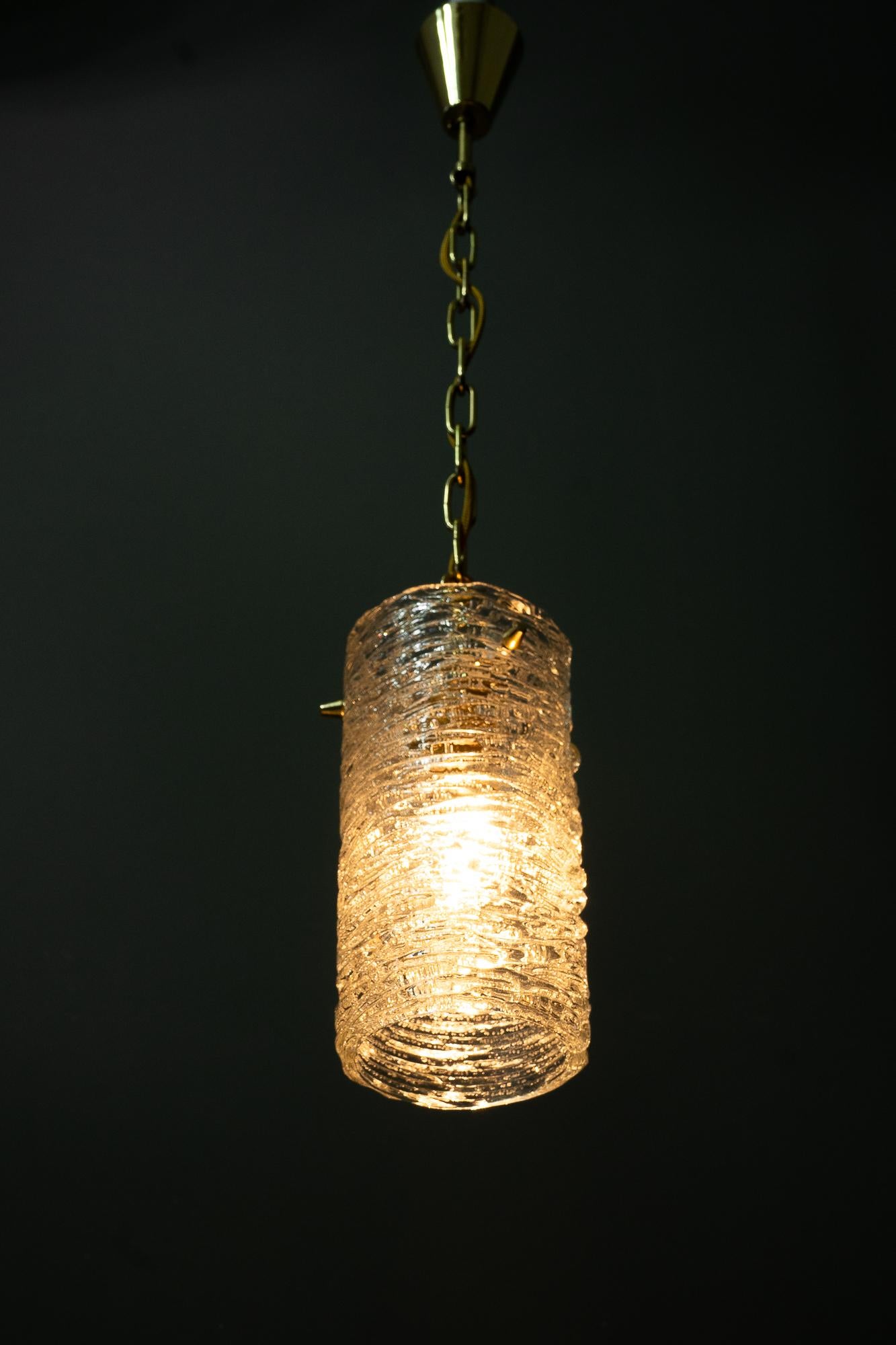 J.T.Kalmar pendant  avec structure verre vienne vers 1950 en vente 7