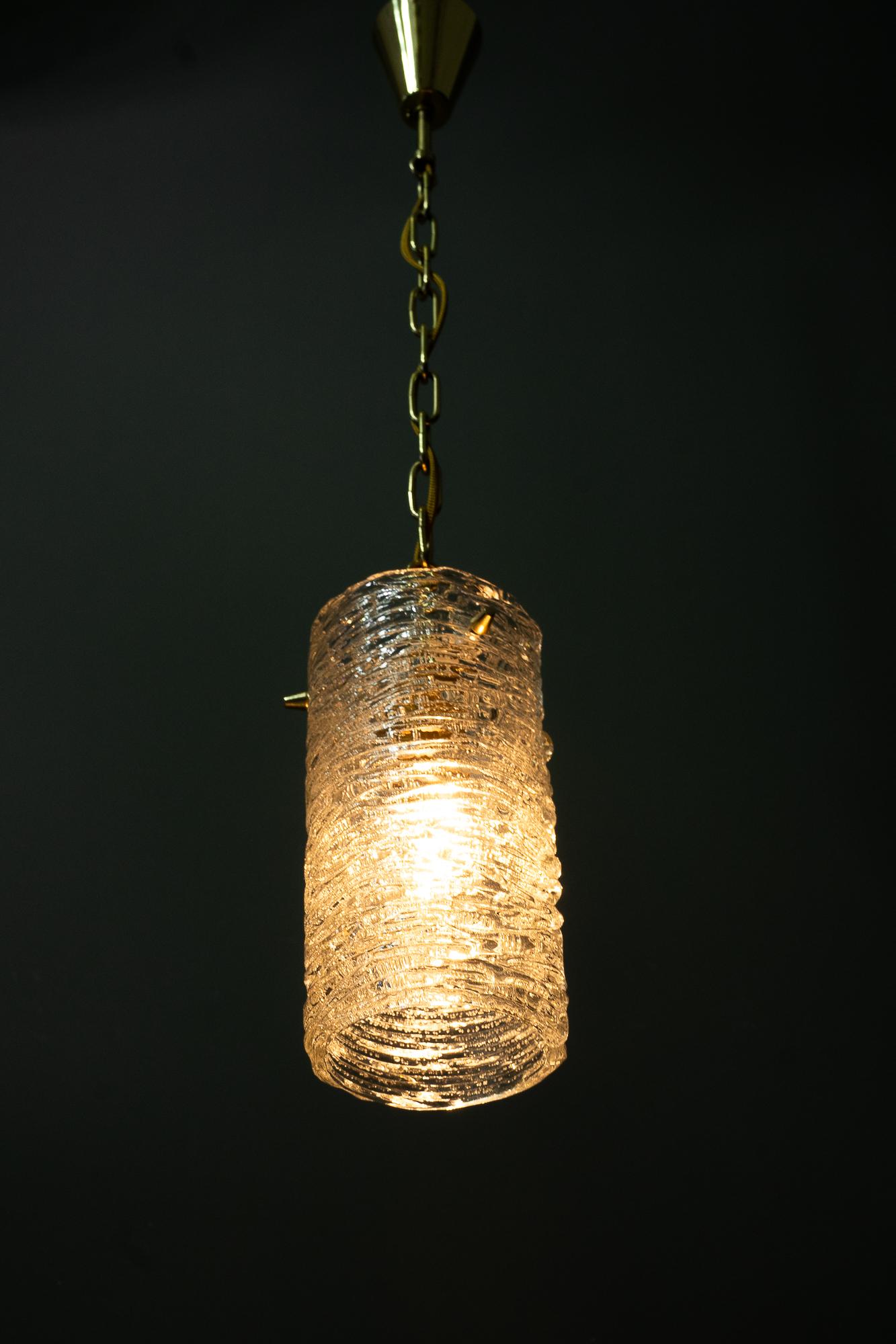 J.T.Kalmar pendant  avec structure verre vienne vers 1950 en vente 8