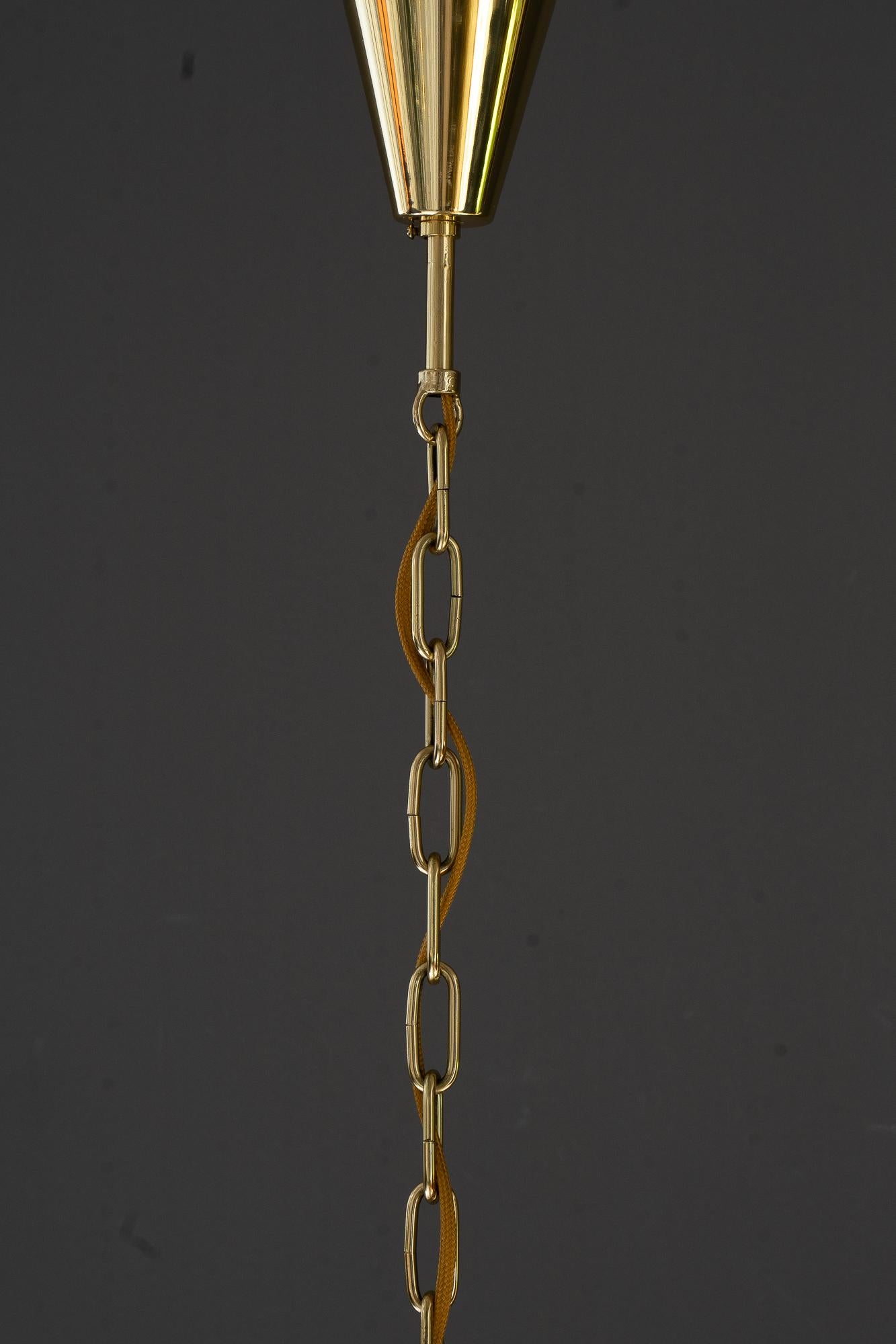 J.T.Kalmar pendant  avec structure verre vienne vers 1950 Bon état - En vente à Wien, AT