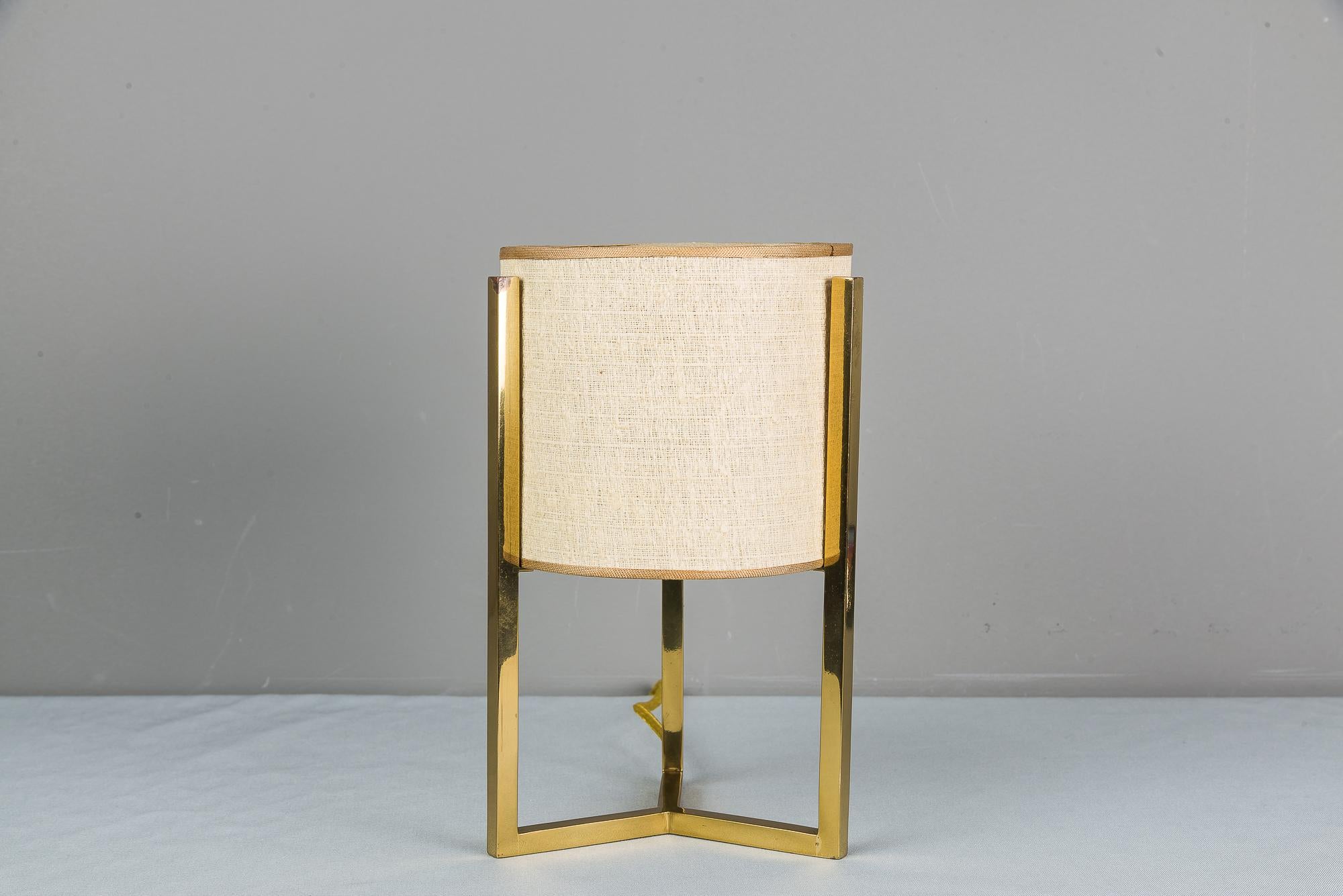 J.T.Kalmar table lamp circa 1960s
Original condition
Original fabric shade.