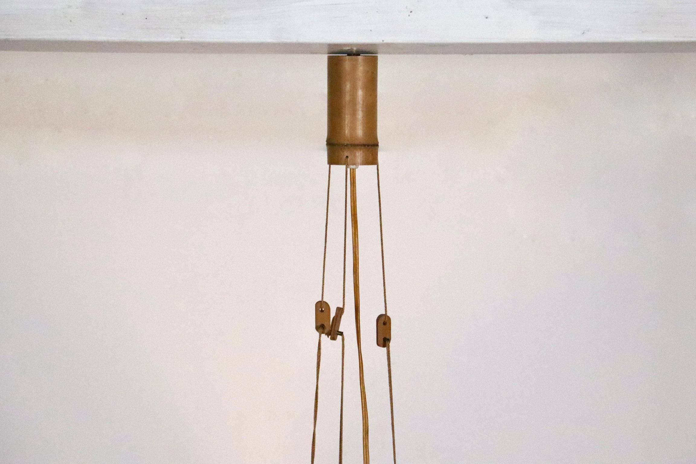 Ju-Yon Chandelier, Uchiwa Series By Ingo Maurer For Design M, Germany 1973 5