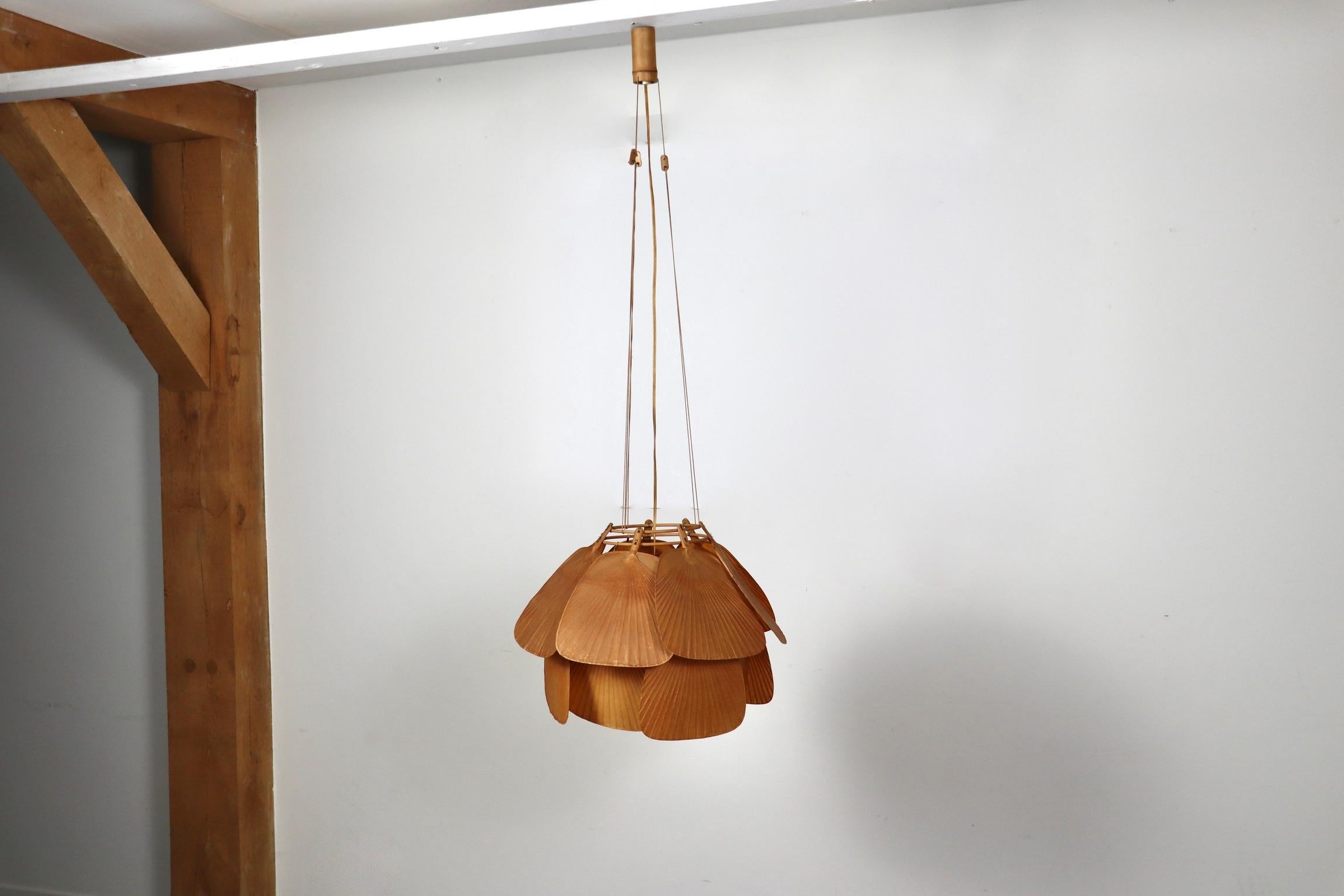 Ju-Yon Chandelier, Uchiwa Series By Ingo Maurer For Design M, Germany 1973 7