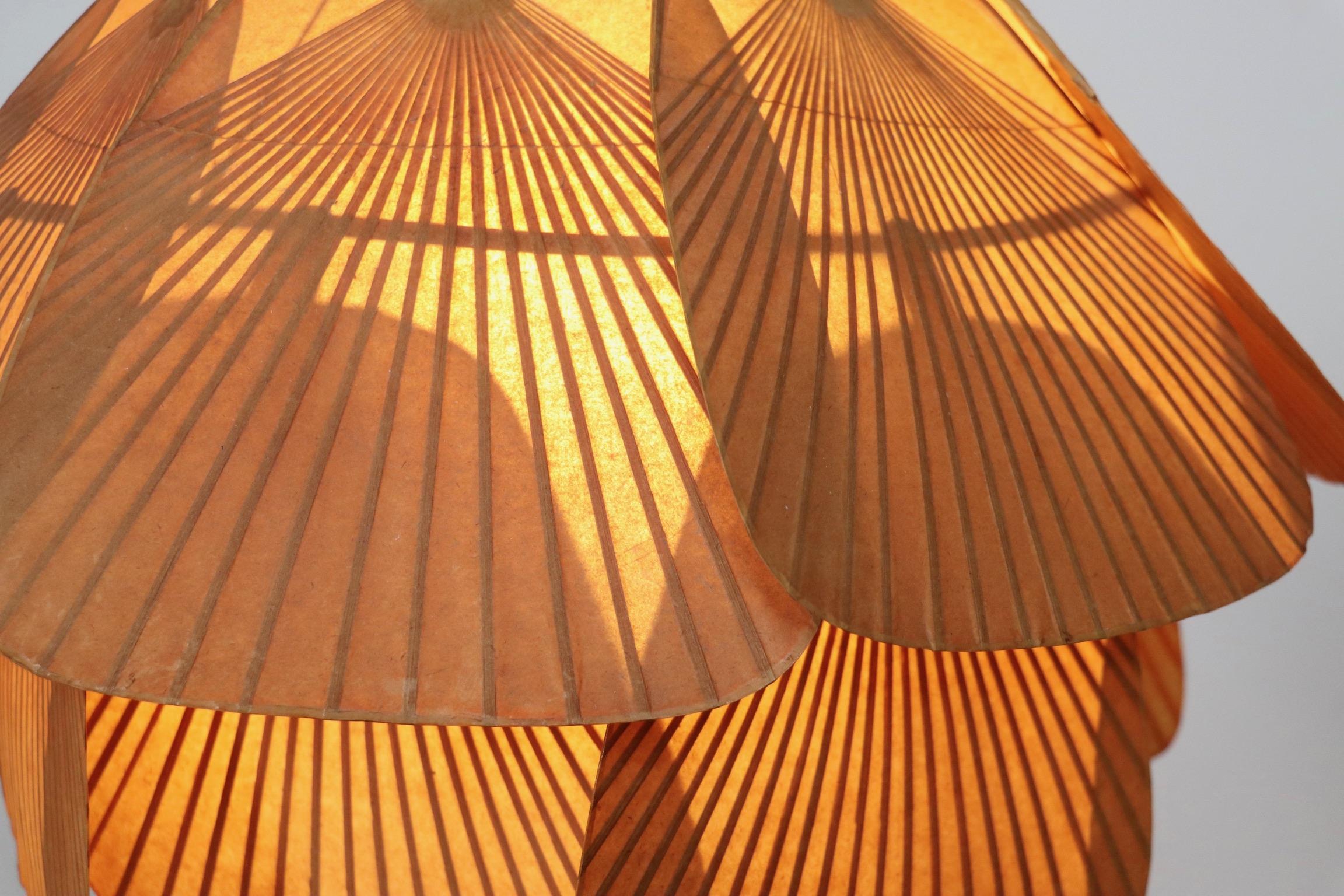 Ju-Yon Chandelier, Uchiwa Series By Ingo Maurer For Design M, Germany 1973 8