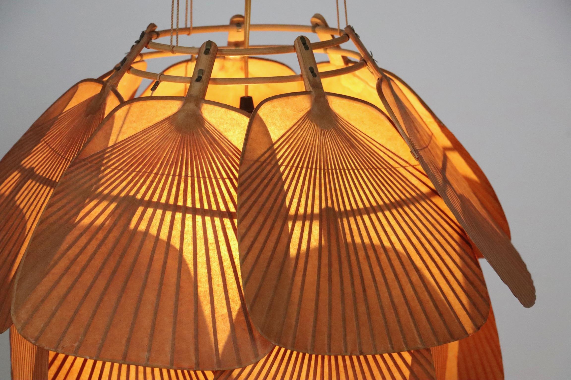 Ju-Yon Chandelier, Uchiwa Series By Ingo Maurer For Design M, Germany 1973 9