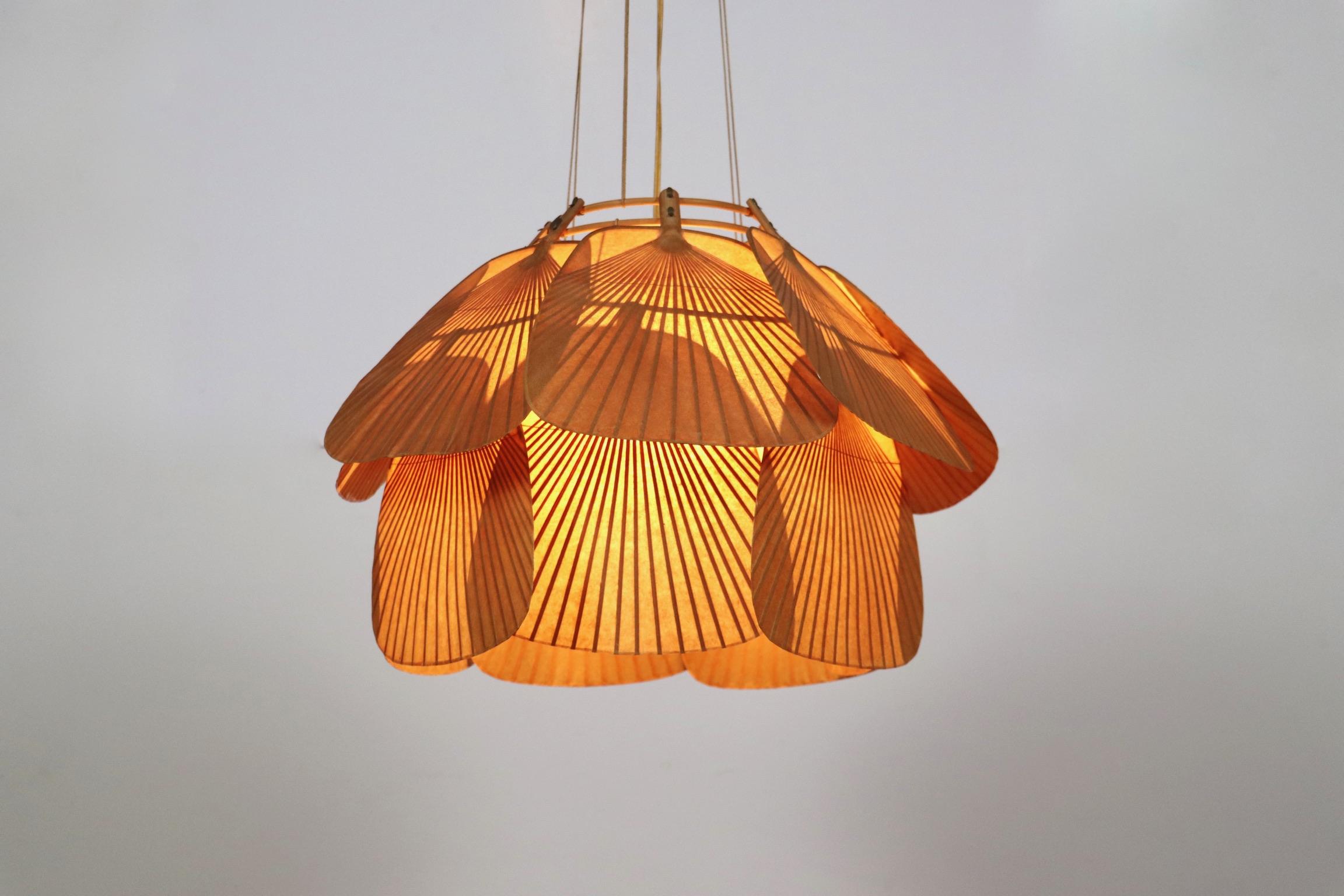 Ju-Yon Chandelier, Uchiwa Series By Ingo Maurer For Design M, Germany 1973 10