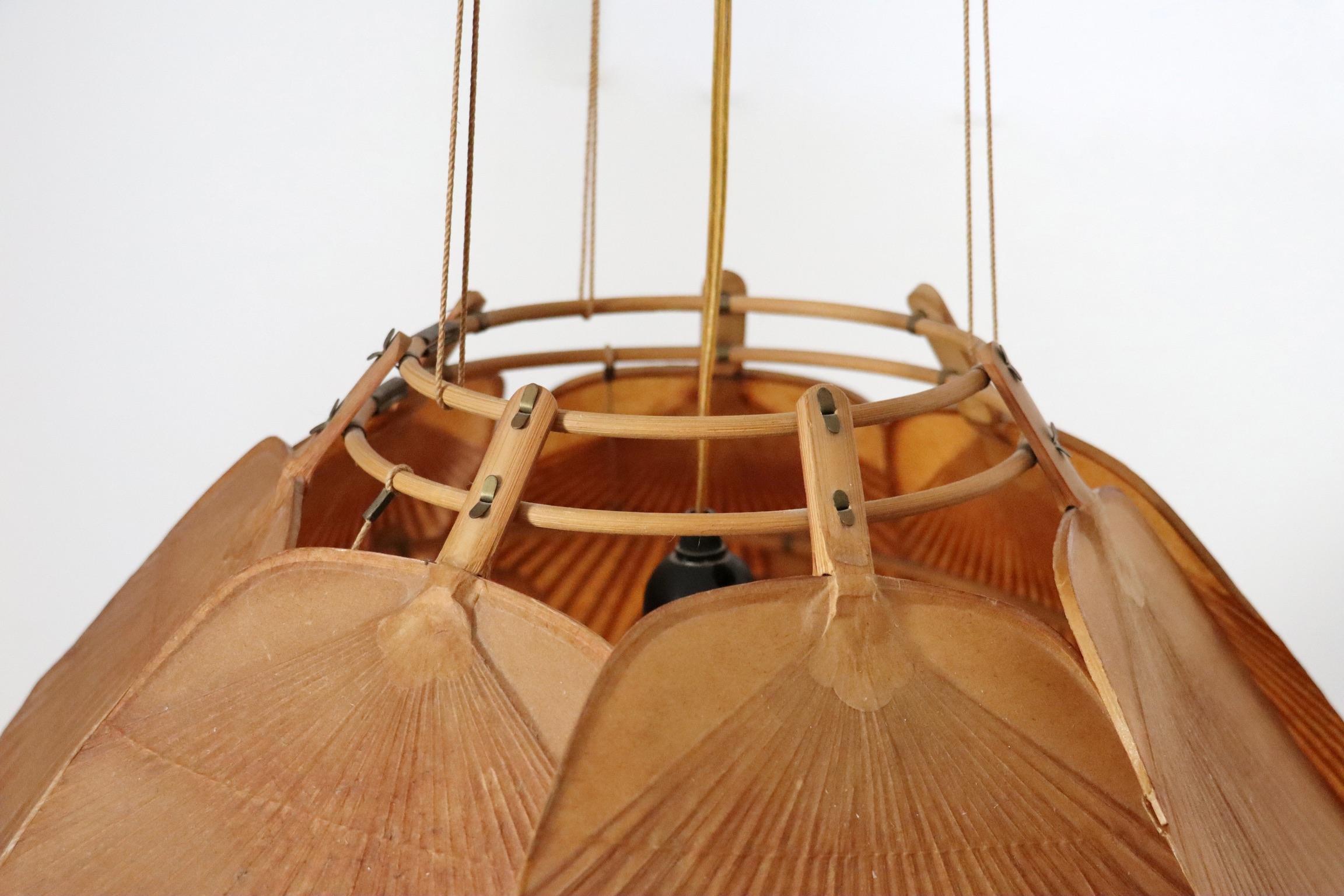 Ju-Yon Chandelier, Uchiwa Series By Ingo Maurer For Design M, Germany 1973 2