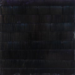 CABANA - BLACK NOTCH - abstract black painting