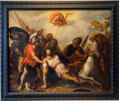 Spanish Old Master Painting - The fall of Saint Paul - Christianity Religious