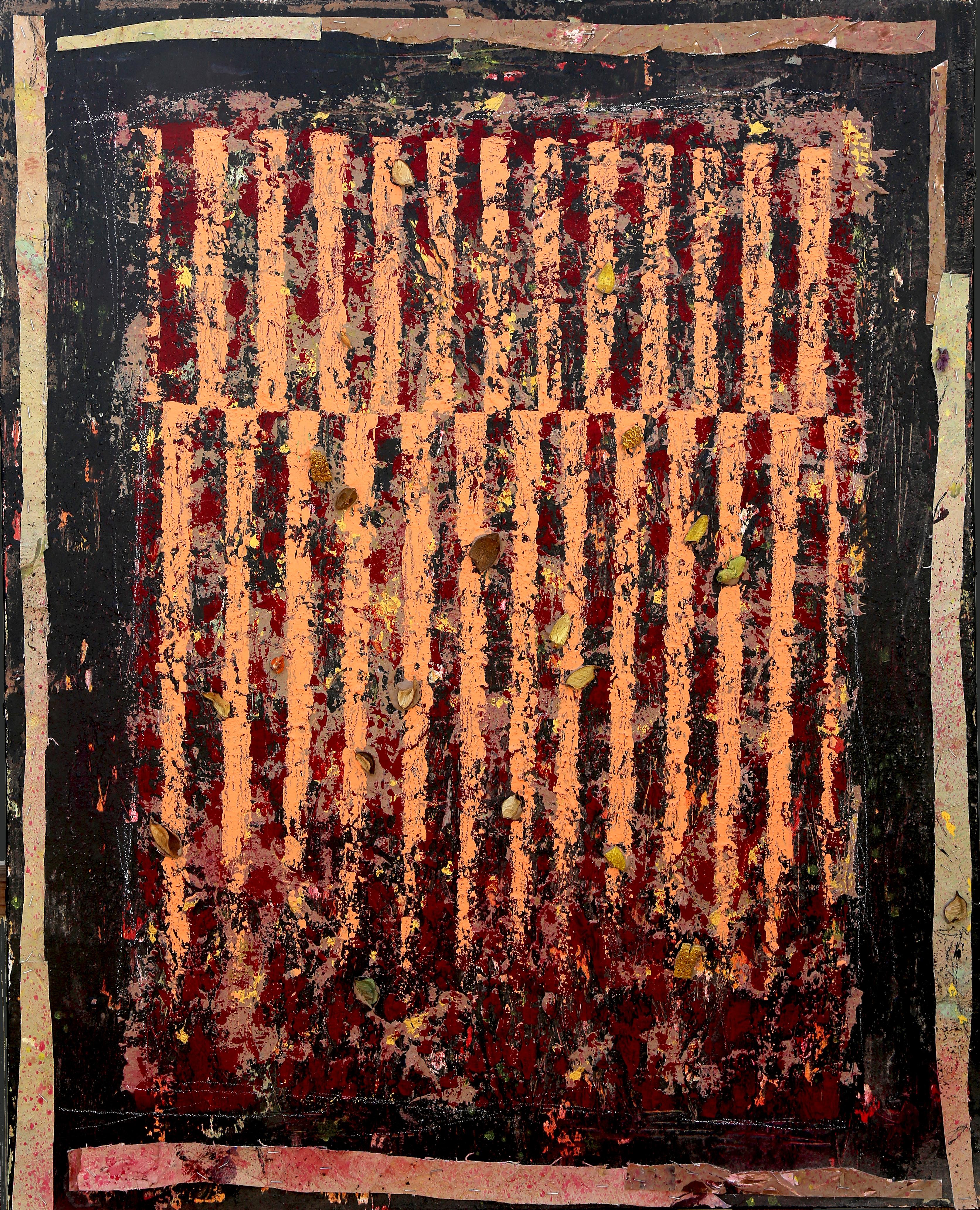 "Paisaje a través de persiana Mallorquina II". Figurativo, abstracto, geométrico