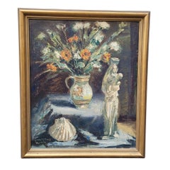 Realist Oil on panel “Still Life” Juan Antonio Morales, Spain