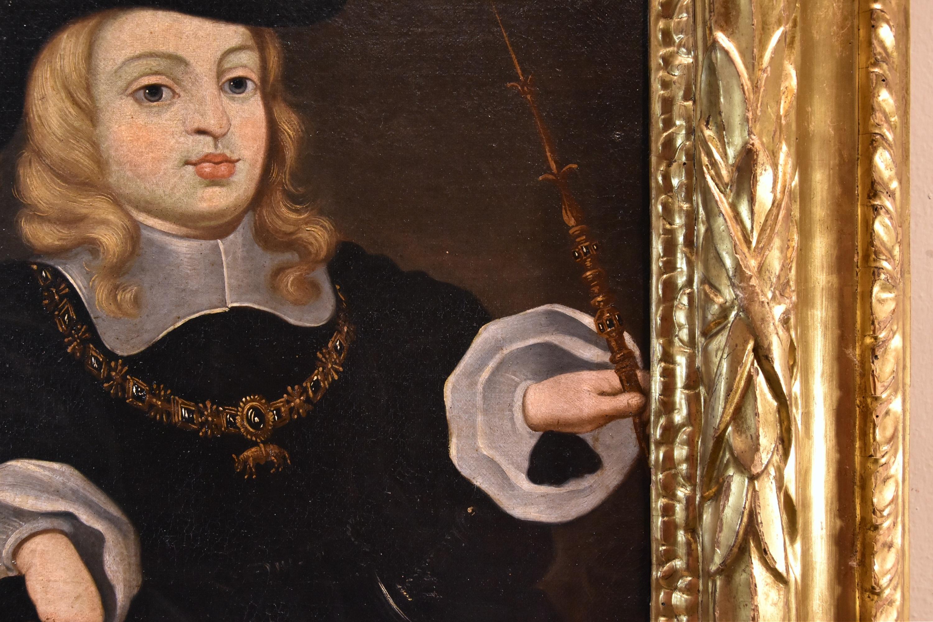 Charles Ii König Spanien, Kind Del Mazo, Gemälde, Öl auf Leinwand, 17. Jahrhundert, Alter Meister im Angebot 6