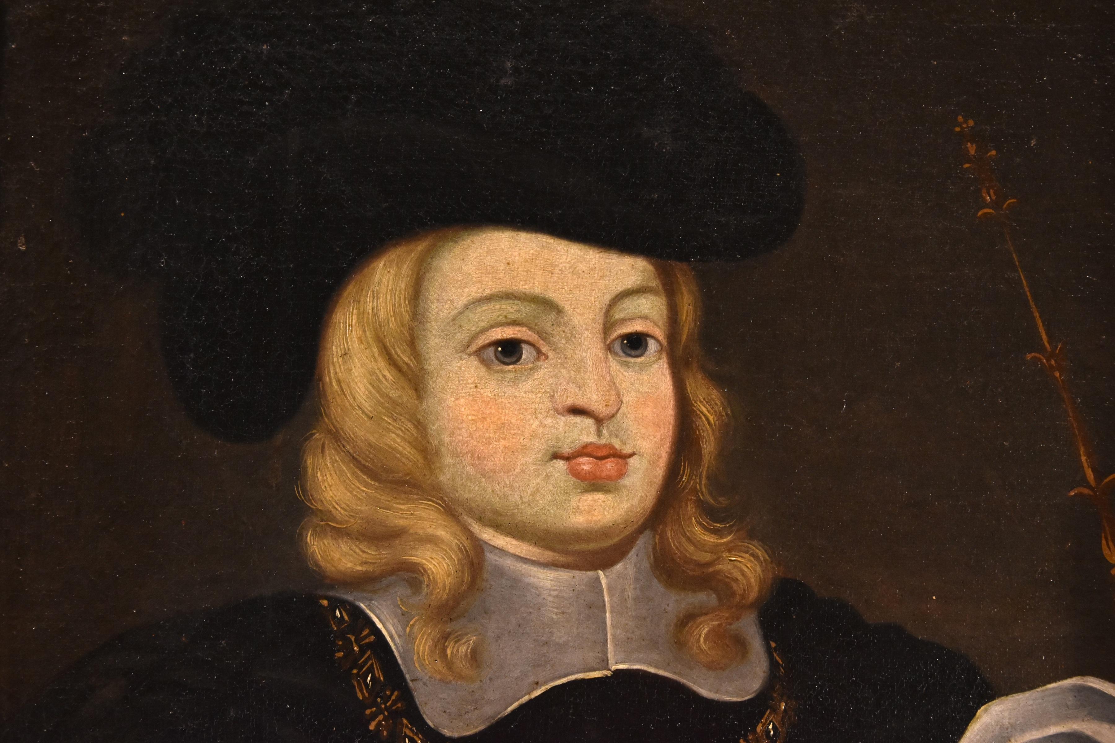 Charles Ii König Spanien, Kind Del Mazo, Gemälde, Öl auf Leinwand, 17. Jahrhundert, Alter Meister im Angebot 2