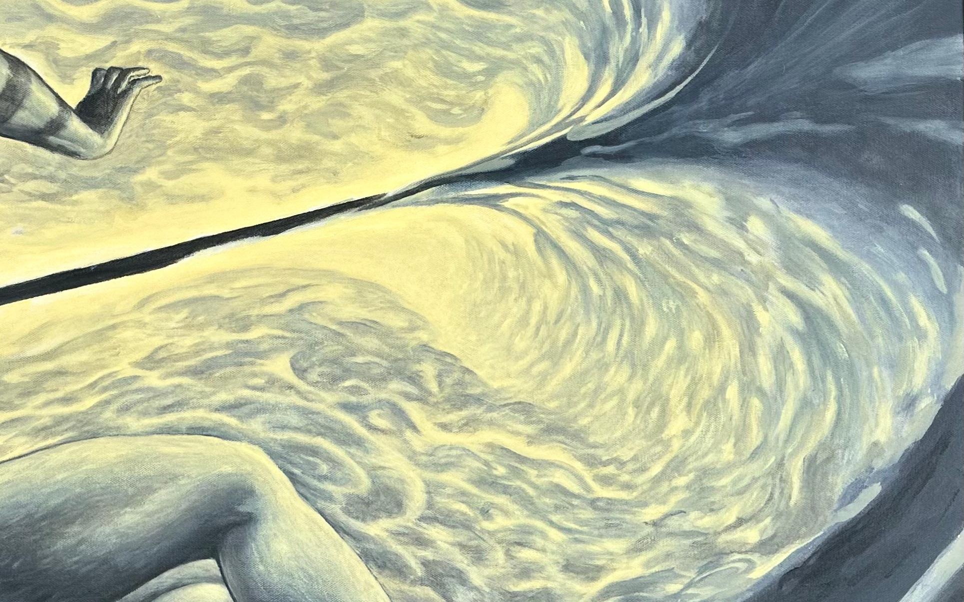 HACIA ADENTRO. Pintura acrílica sobre lienzo. - Painting Contemporáneo de Juan C. Estrada