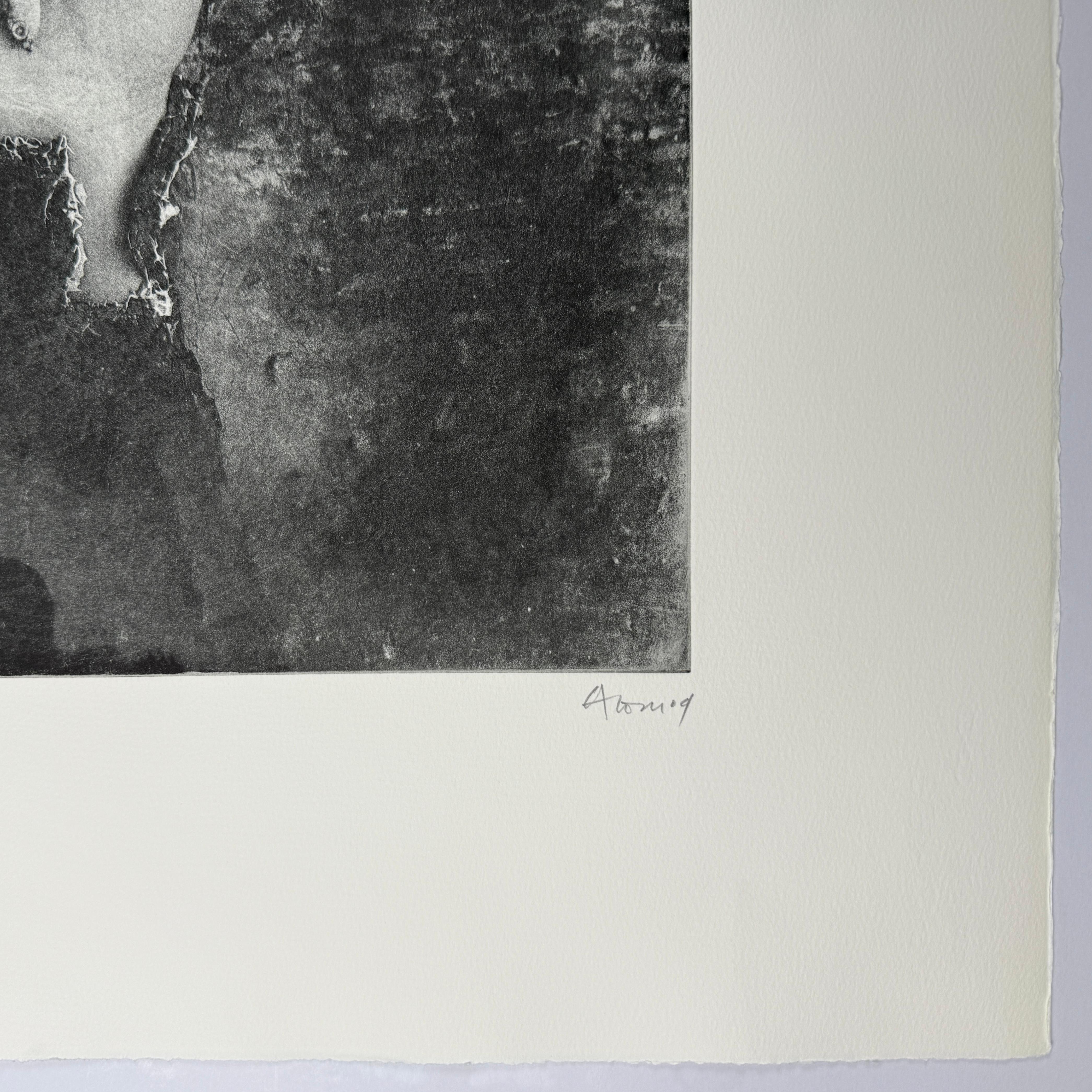 Cuban Artist Original Hand Signed photoengraving 30x22 in. n1 For Sale 2