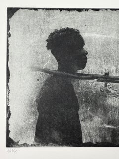 Cuban artist original hand signed photo-engraving n6 22x30 in.