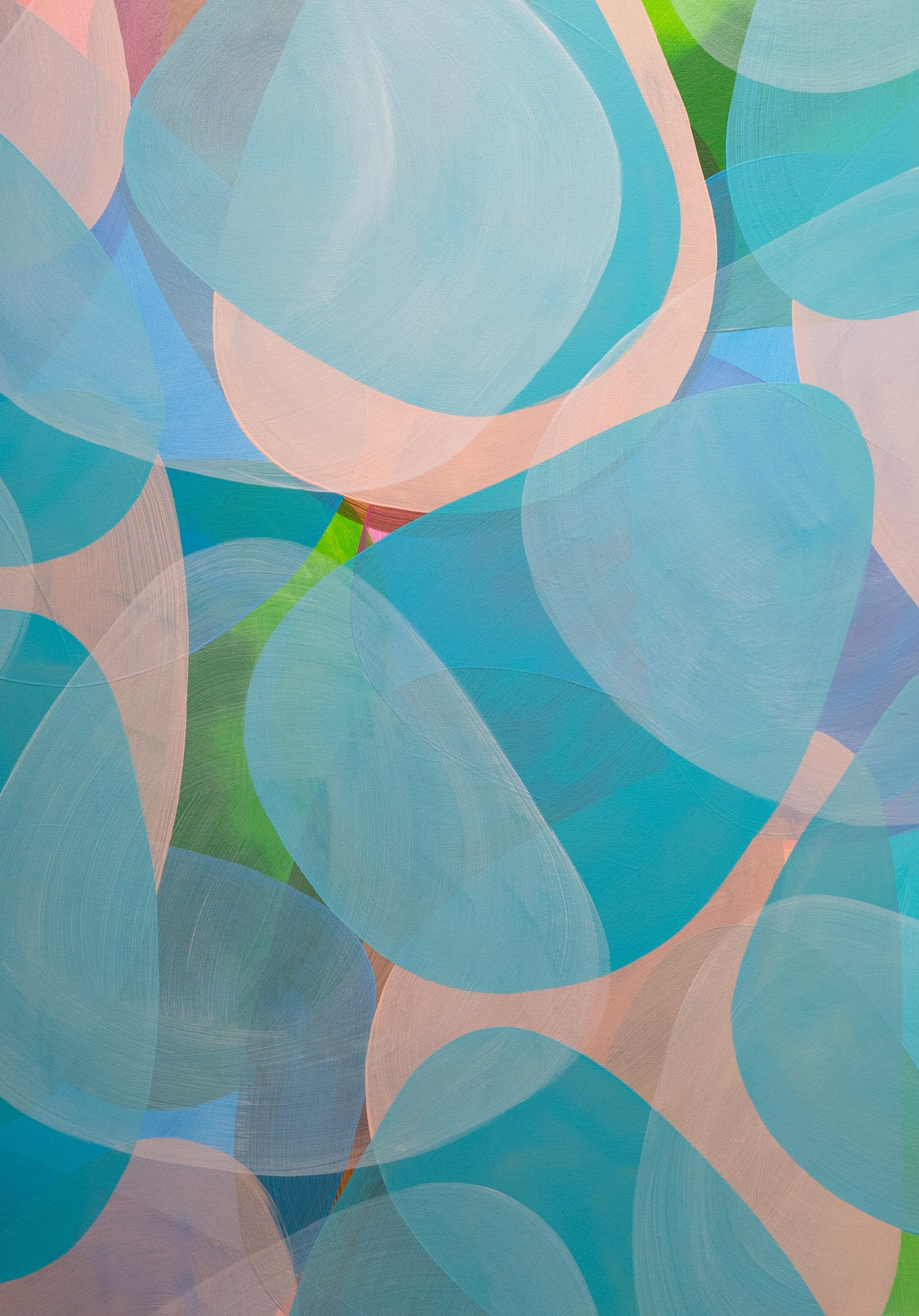 Untitled 2 . From Ritmos abstractos (Abstract Rhythms) Series - Painting by Juan Carlos Amador