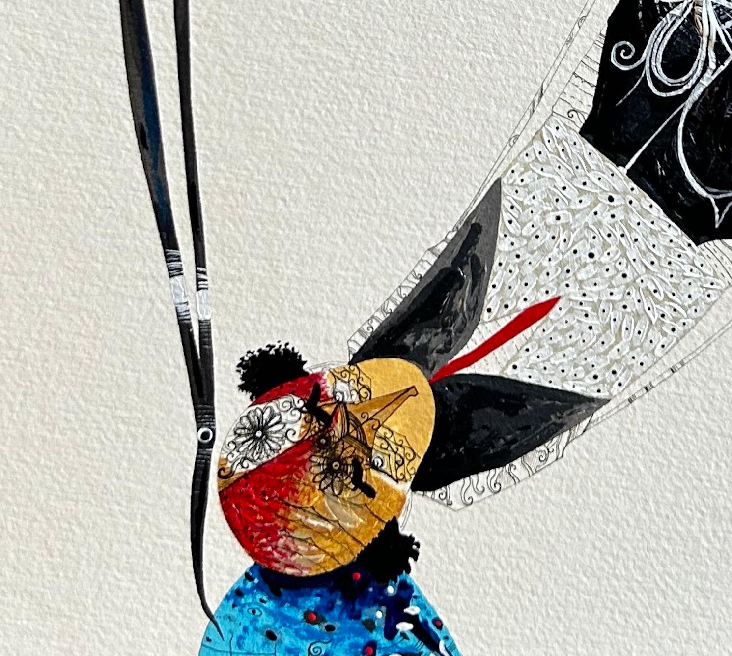Ritratto figurativo originale dell'artista cubano Juan Carlos Vazquez Lima in vendita 2