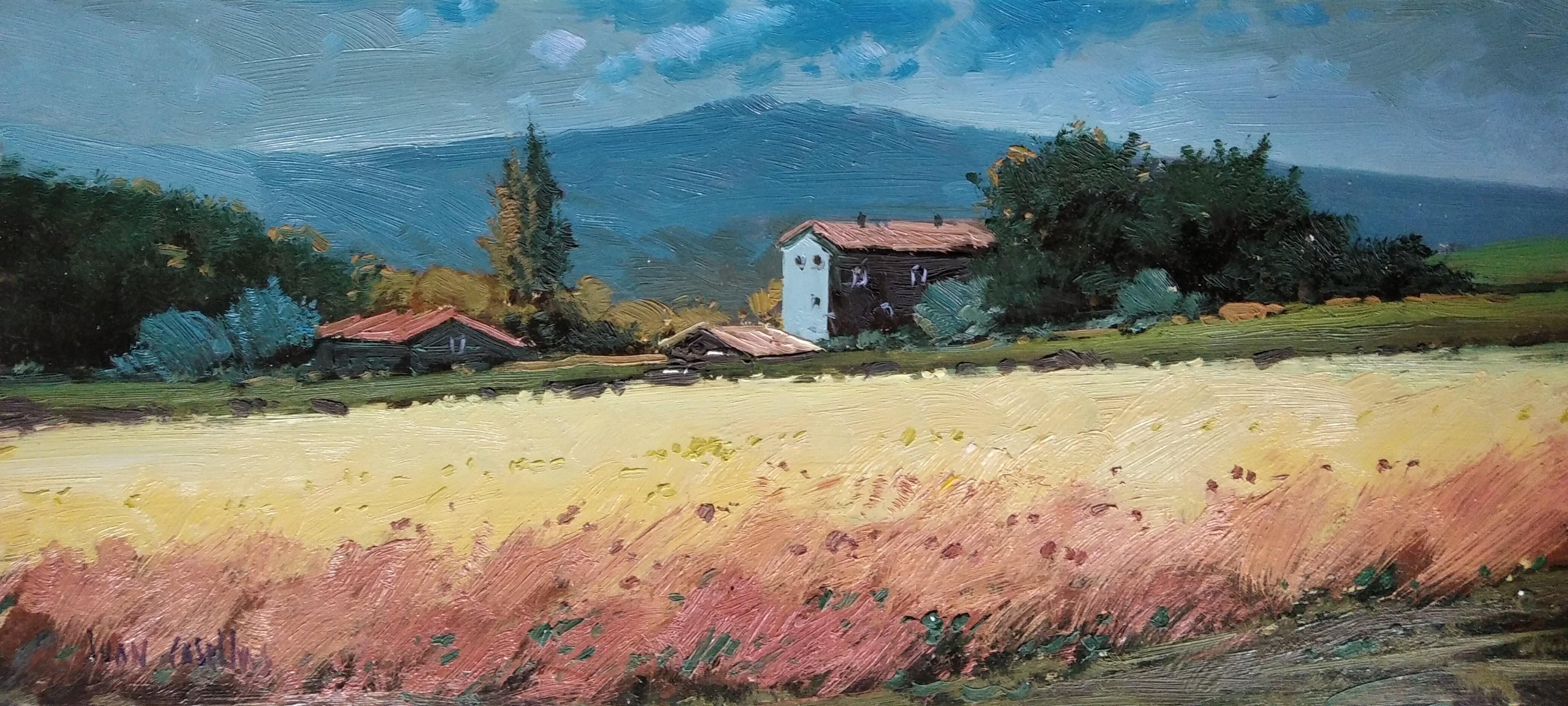 Juan Casellas  Landscape Painting - Untitled 