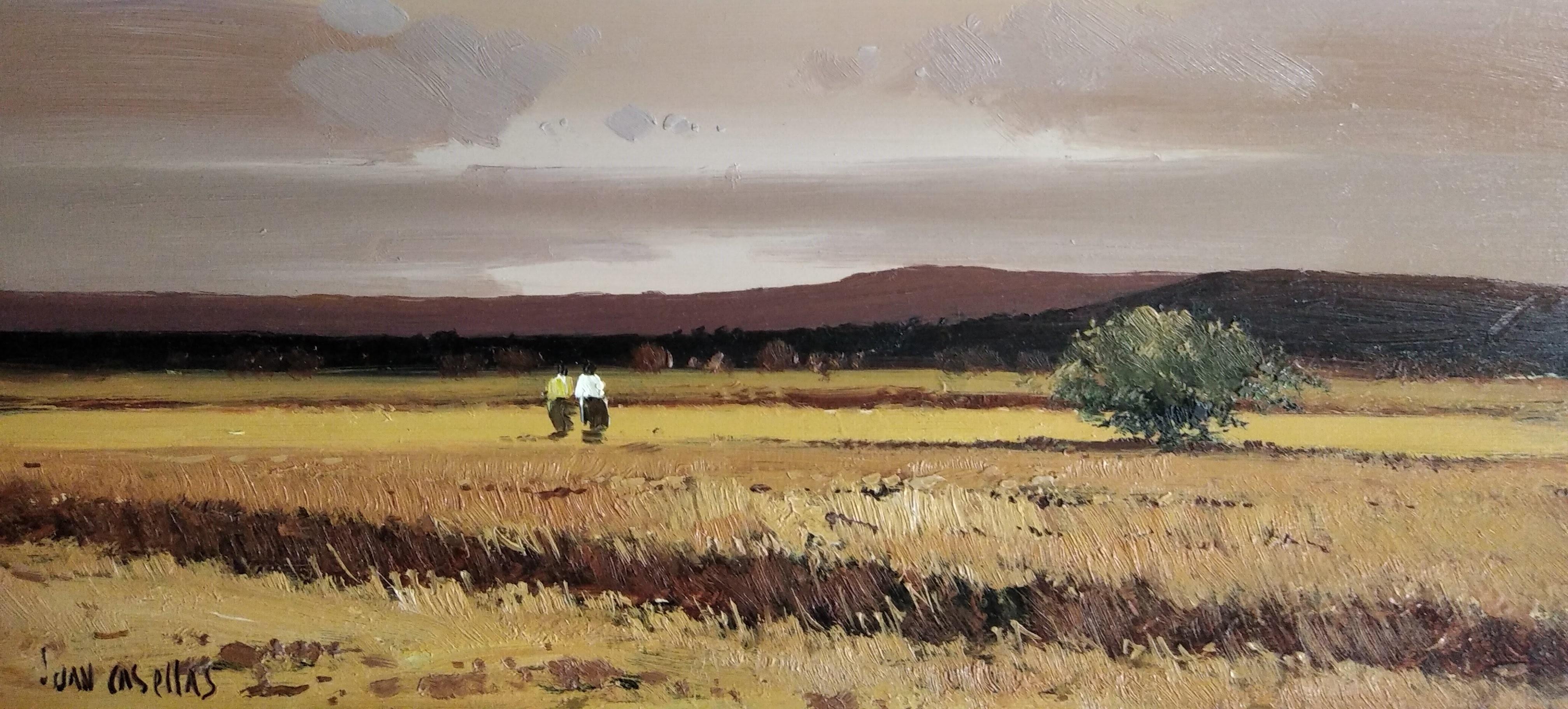 Juan Casellas  Landscape Painting - Untitled 