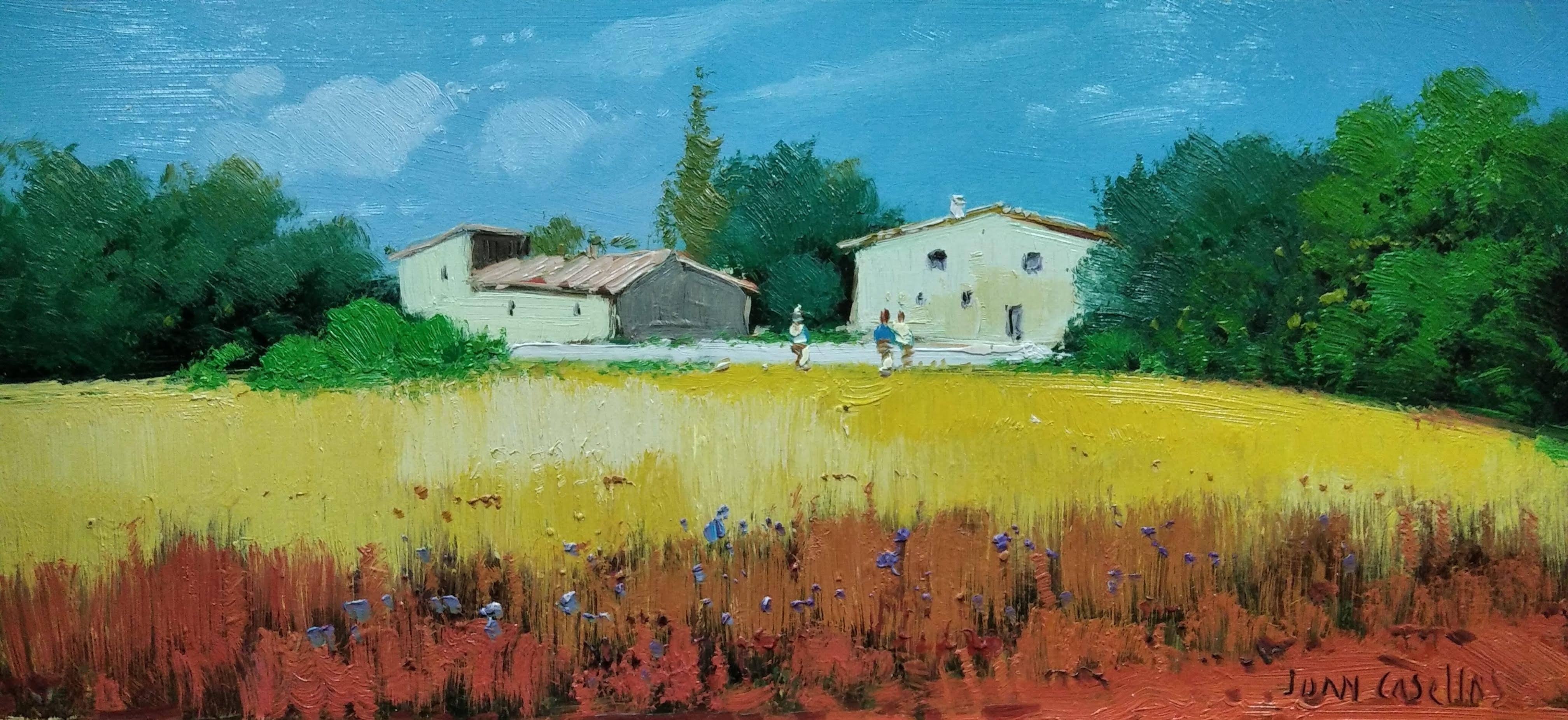 Juan Casellas  Landscape Painting - Untitled