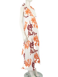 Juan de Dios Floral Pattern Halterneck Dress Size XL