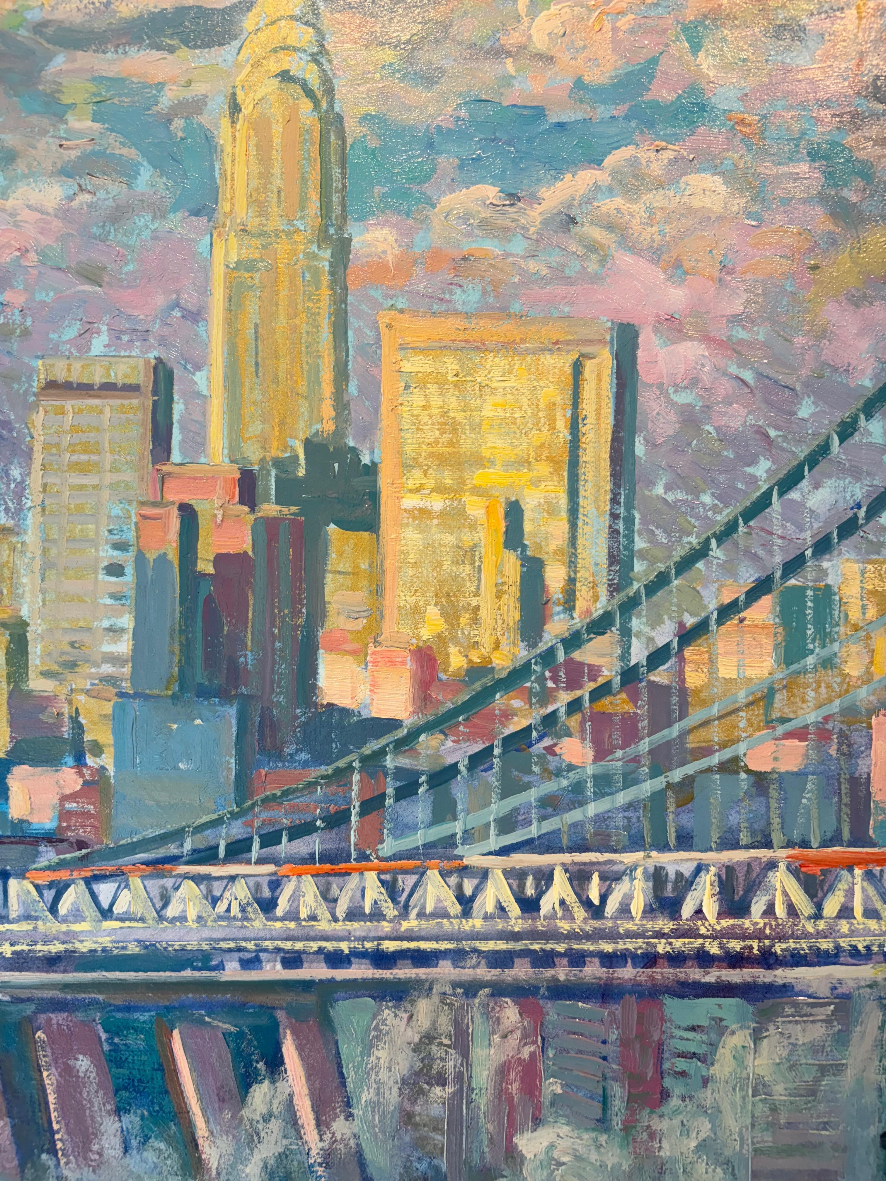 Esta excepcional obra de arte está actualmente expuesta y a la venta en la Galería de Arte Contemporáneo Signet y en Internet.

Sumérgete en la vibrante energía del 