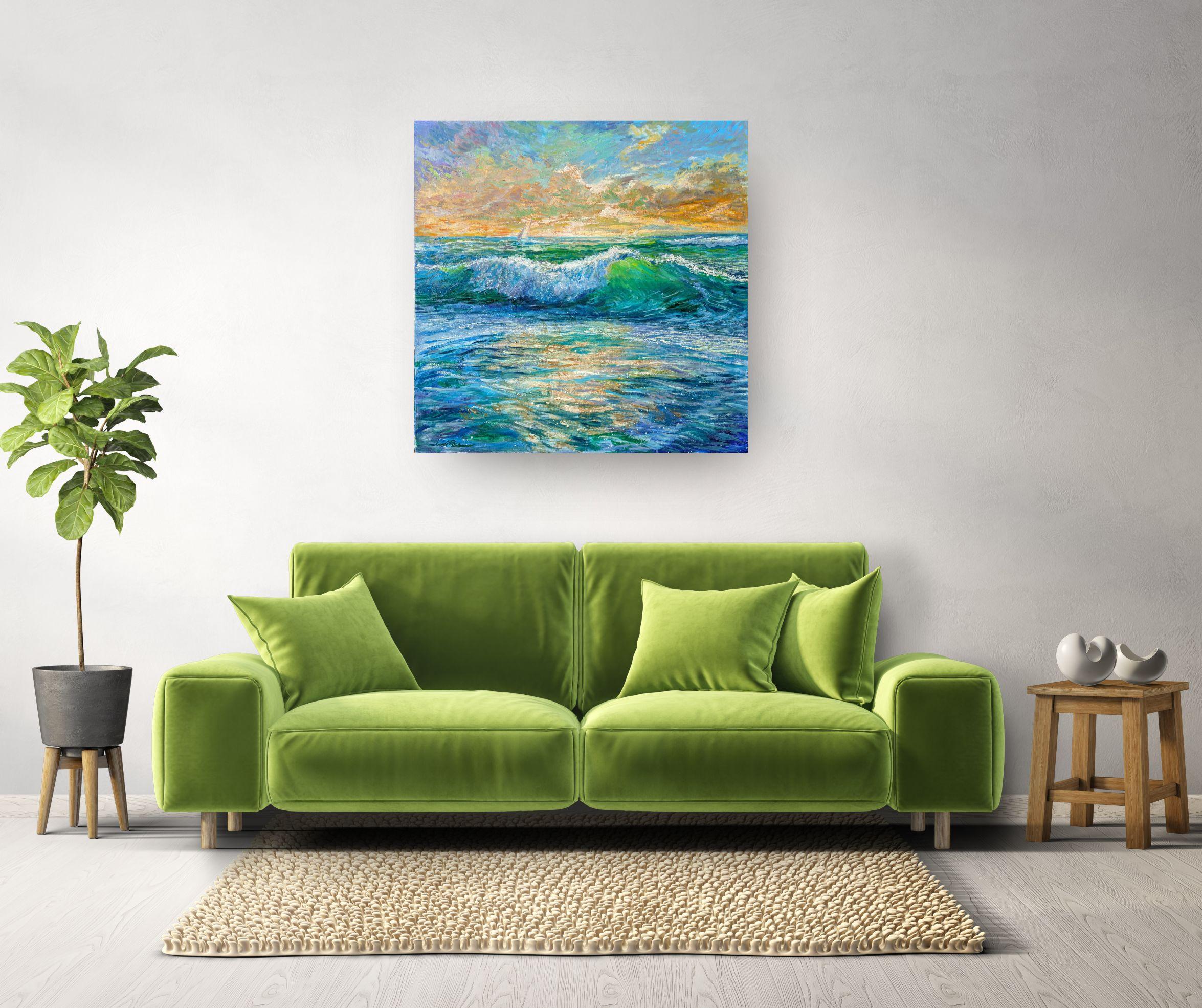 Questa eccezionale opera d'arte è attualmente in mostra e in vendita presso la Signet Contemporary Art Gallery e online.

Juan del Pozo ti invita ad assistere alla magia di un nuovo giorno con il suo suggestivo capolavoro, 