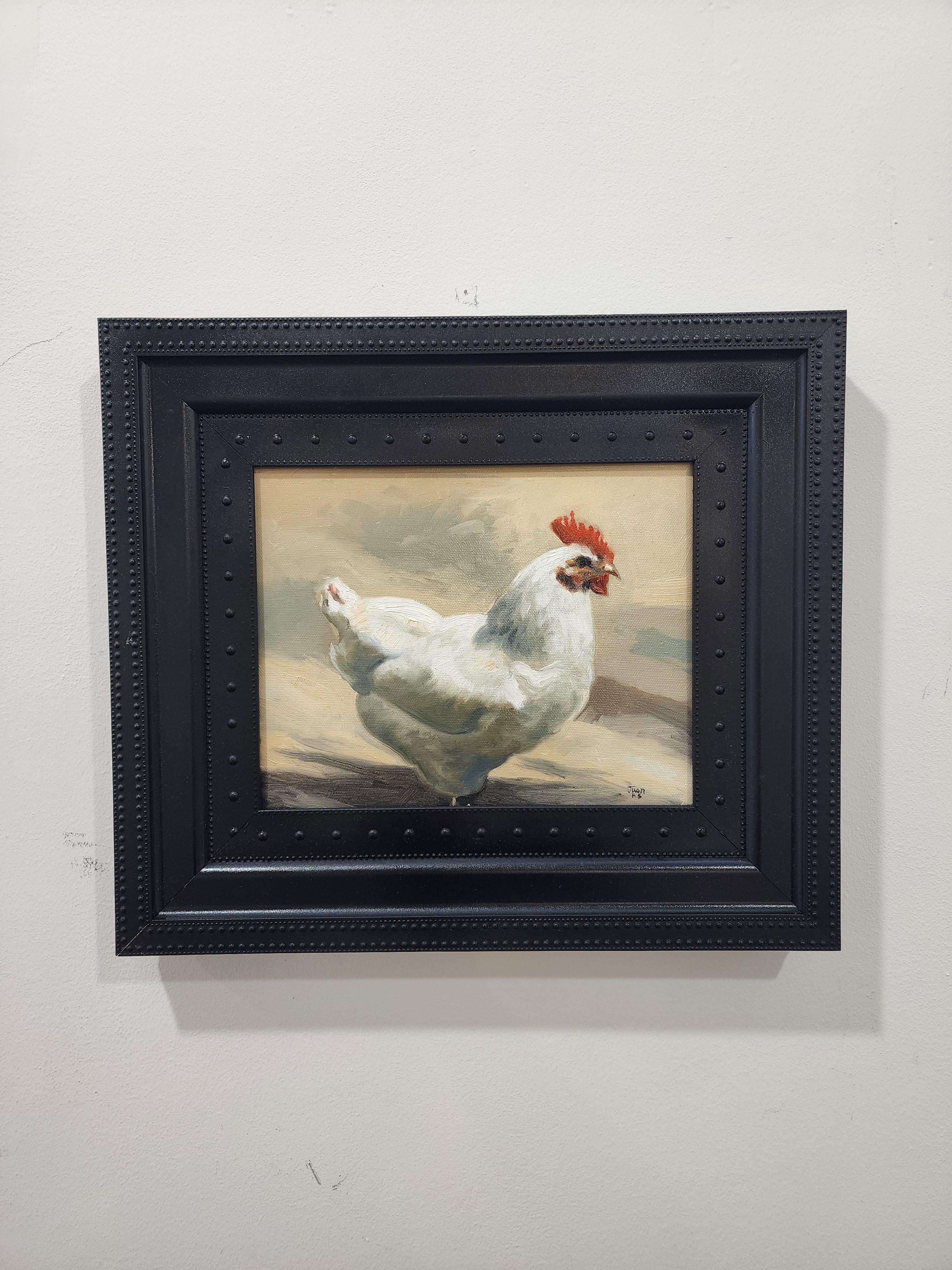 Juan F. Sepulveda
 Gallo Realismo olio   incorniciato 16